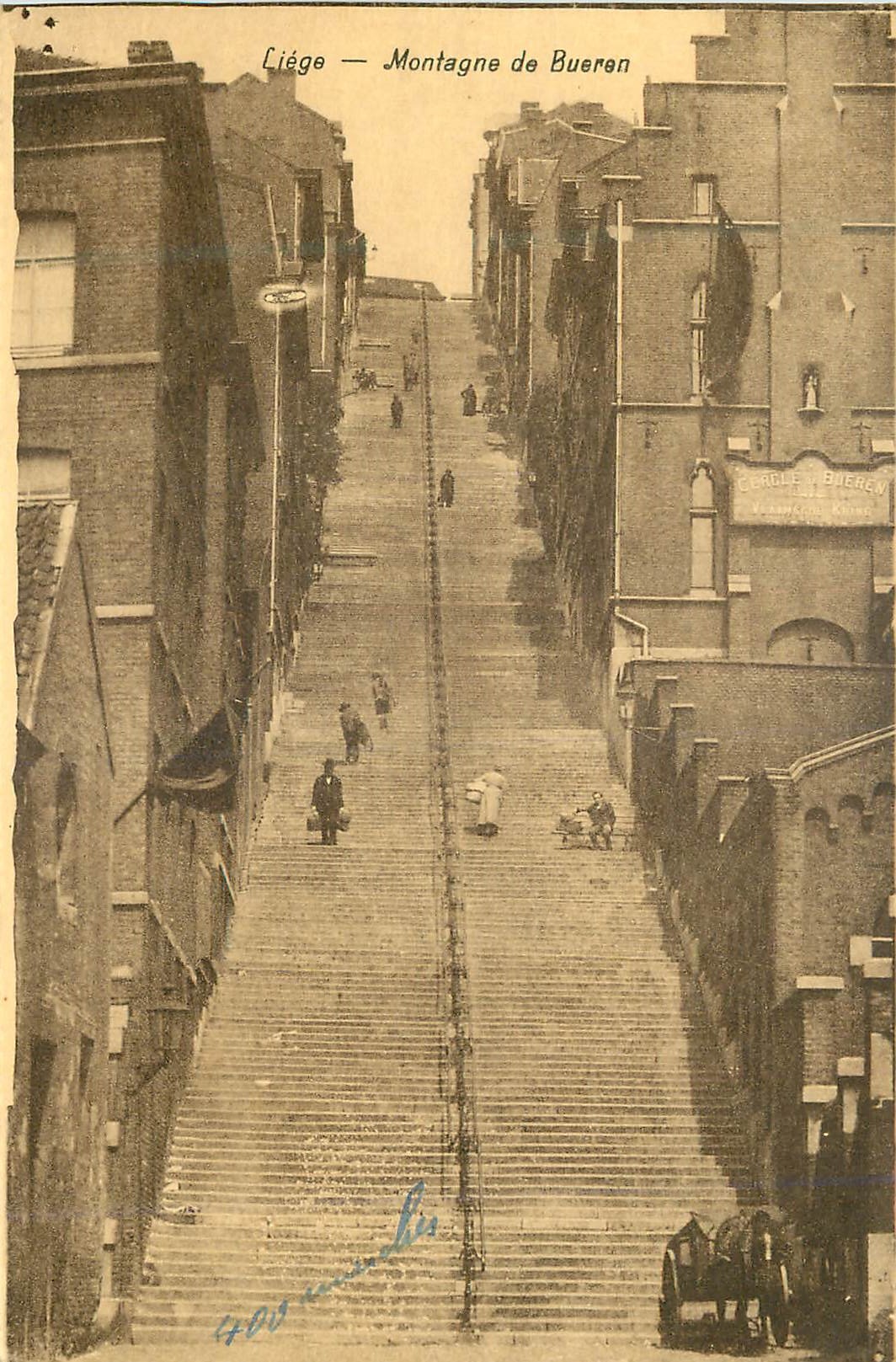 CPA Liege Montagne de Bueren