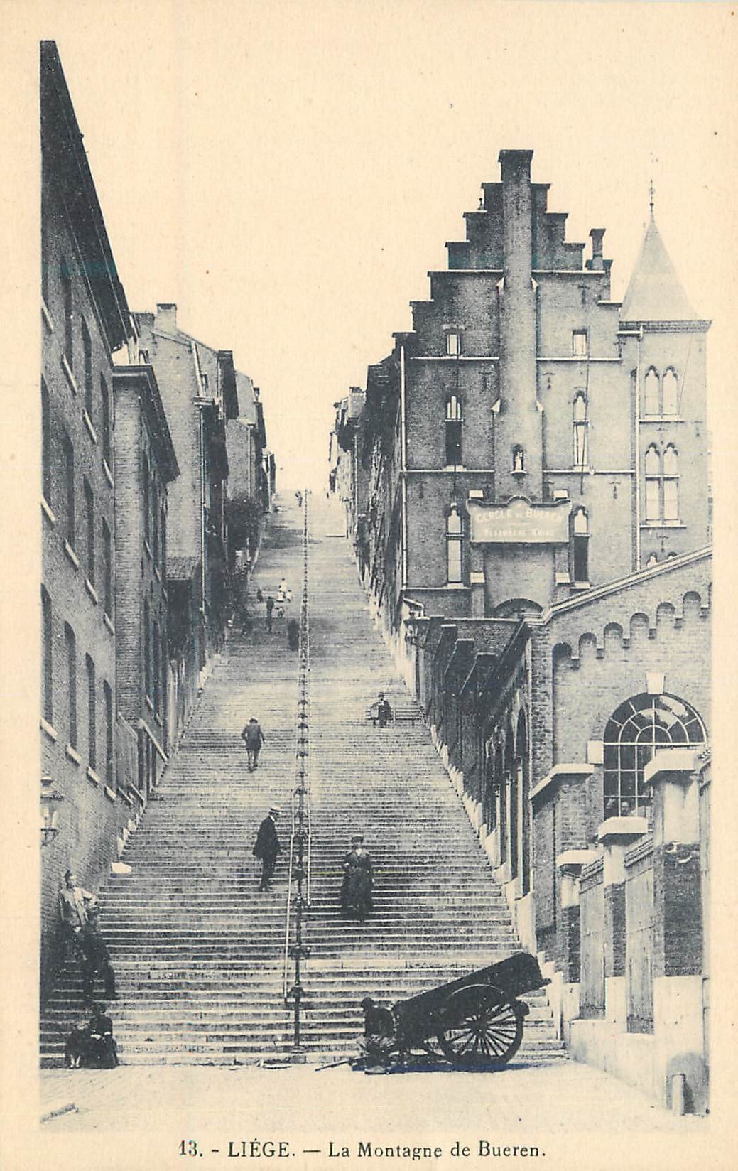 CPA Liege La Montagne de Bueren