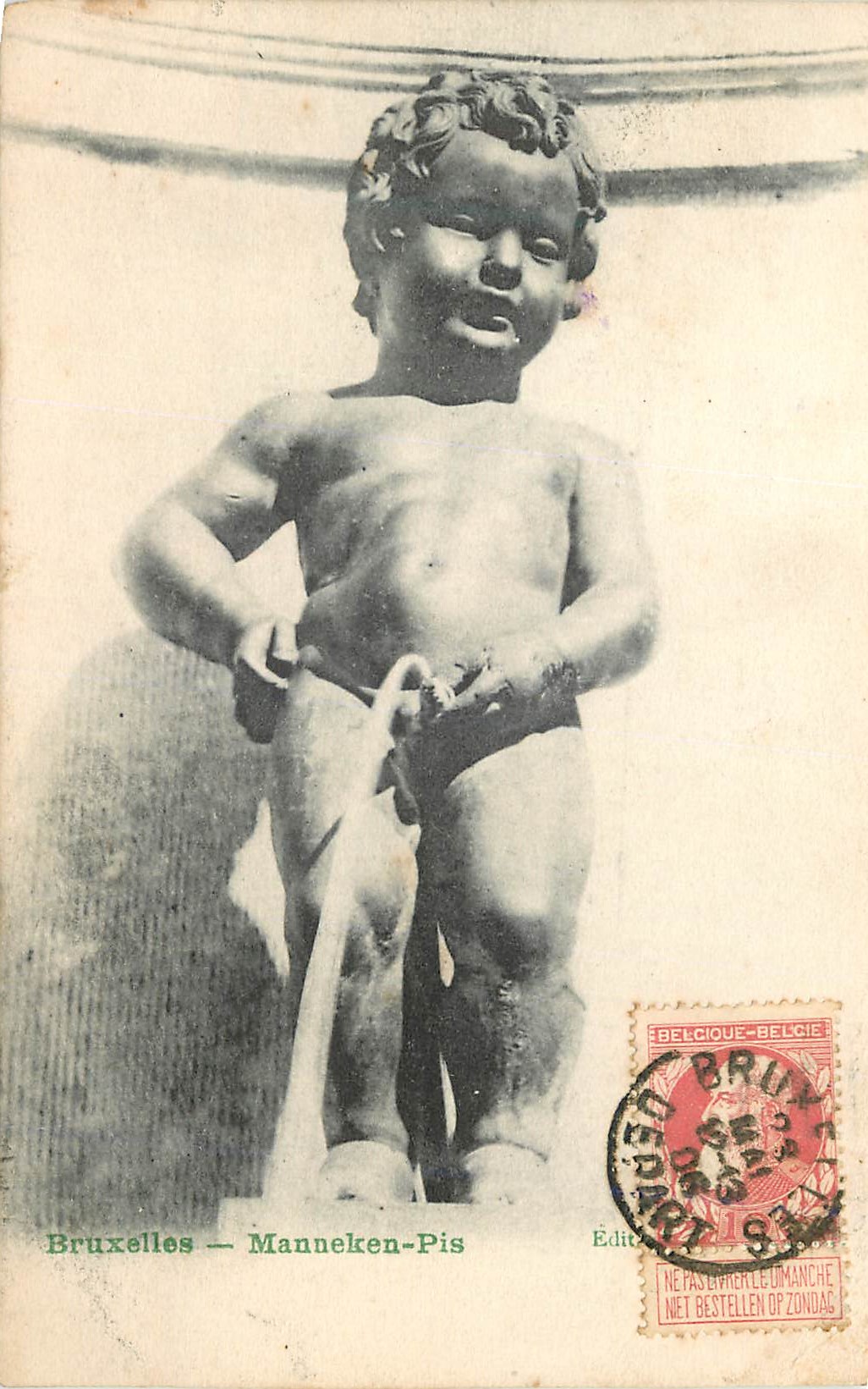 CPA Bruxelles Manneken Pis
