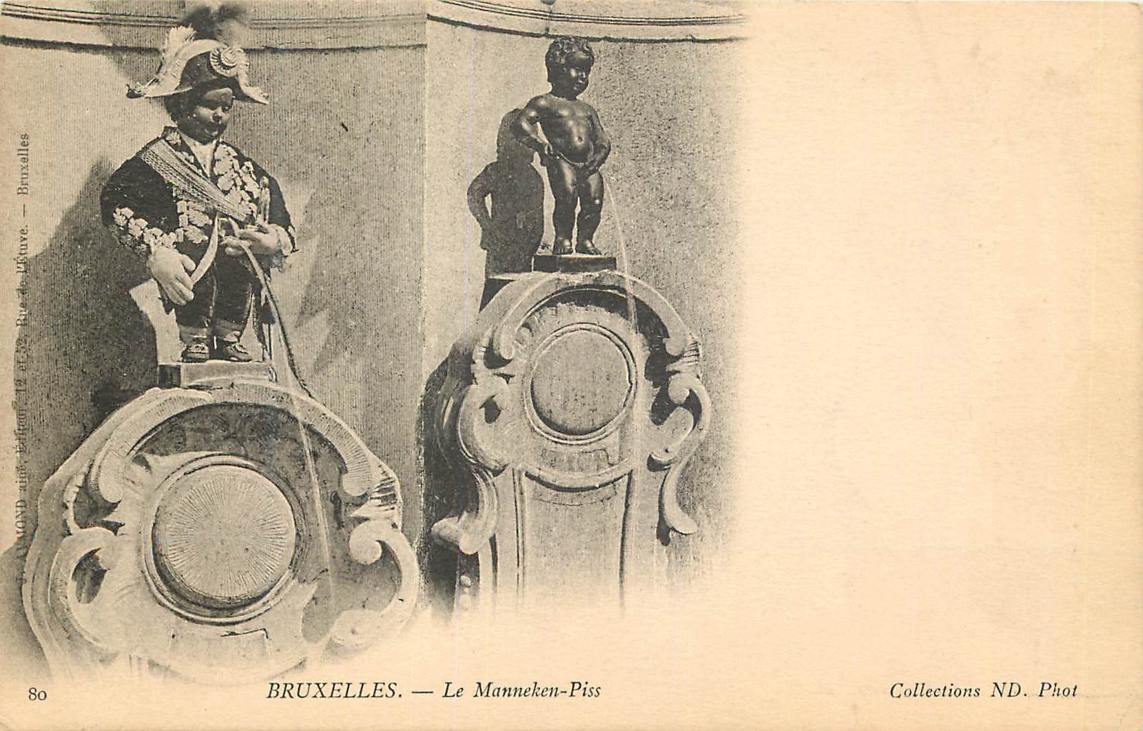 CPA Bruxelles Le Mannekenpis Pis