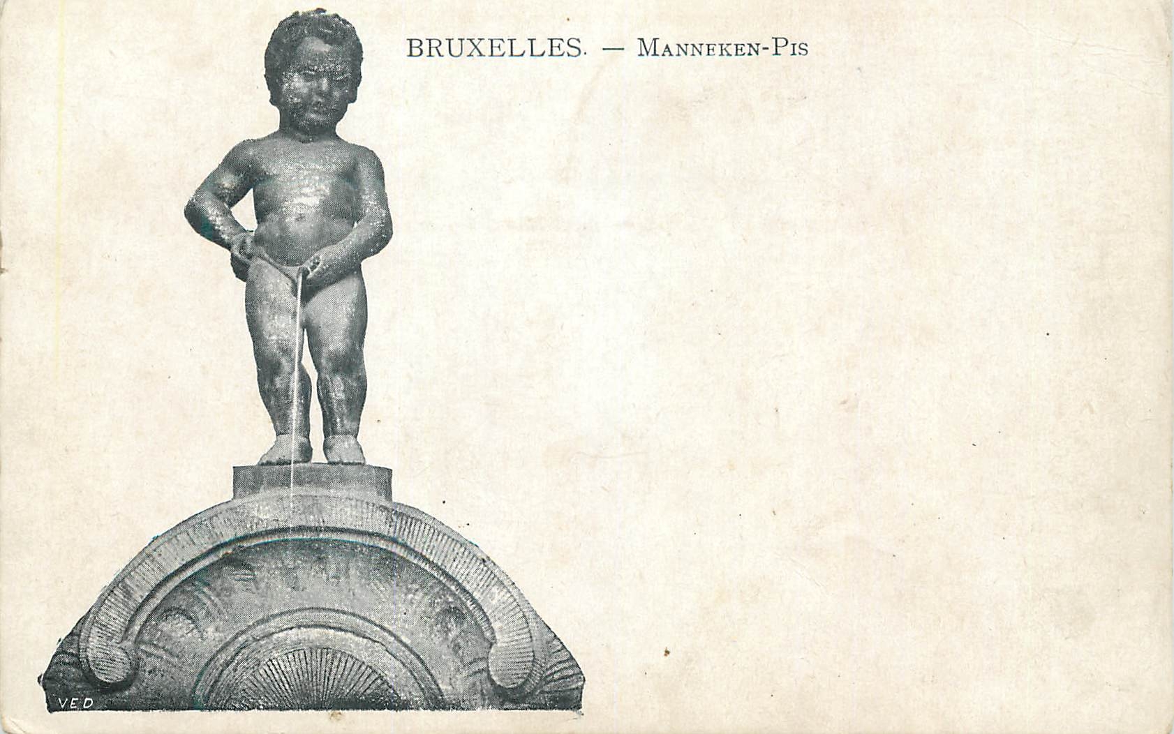 CPA Bruxelles Manneken-Pis