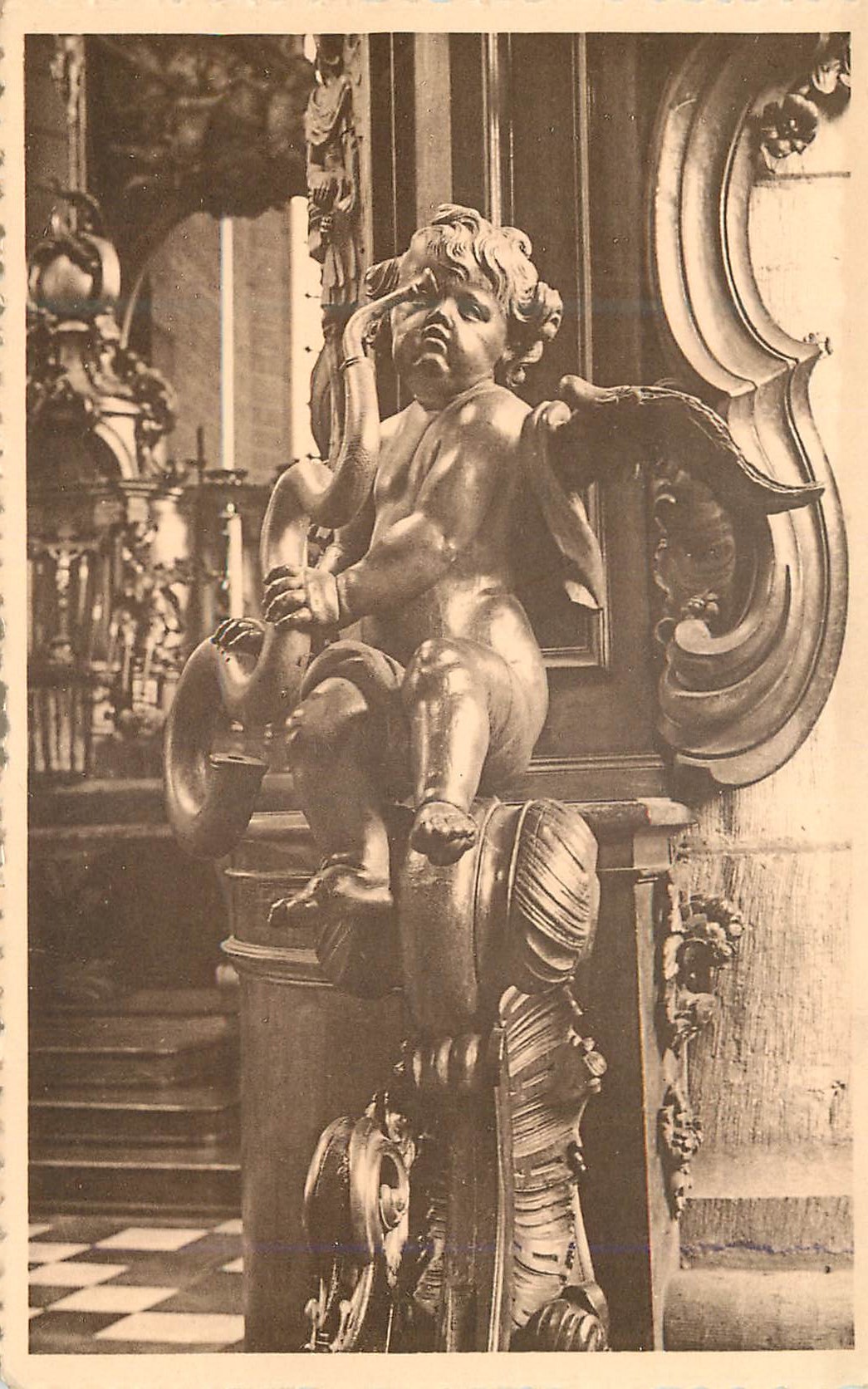 CPA Mons Eglise Saint-Nicolas en Havre