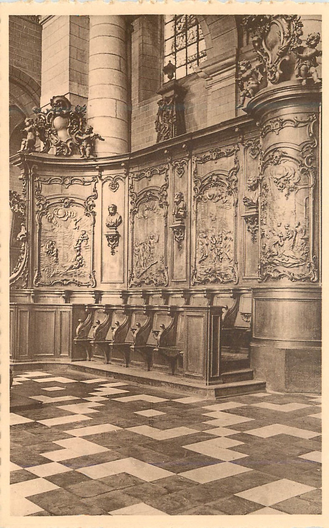 CPA Mons Eglise Saint-Nicolas en Havre