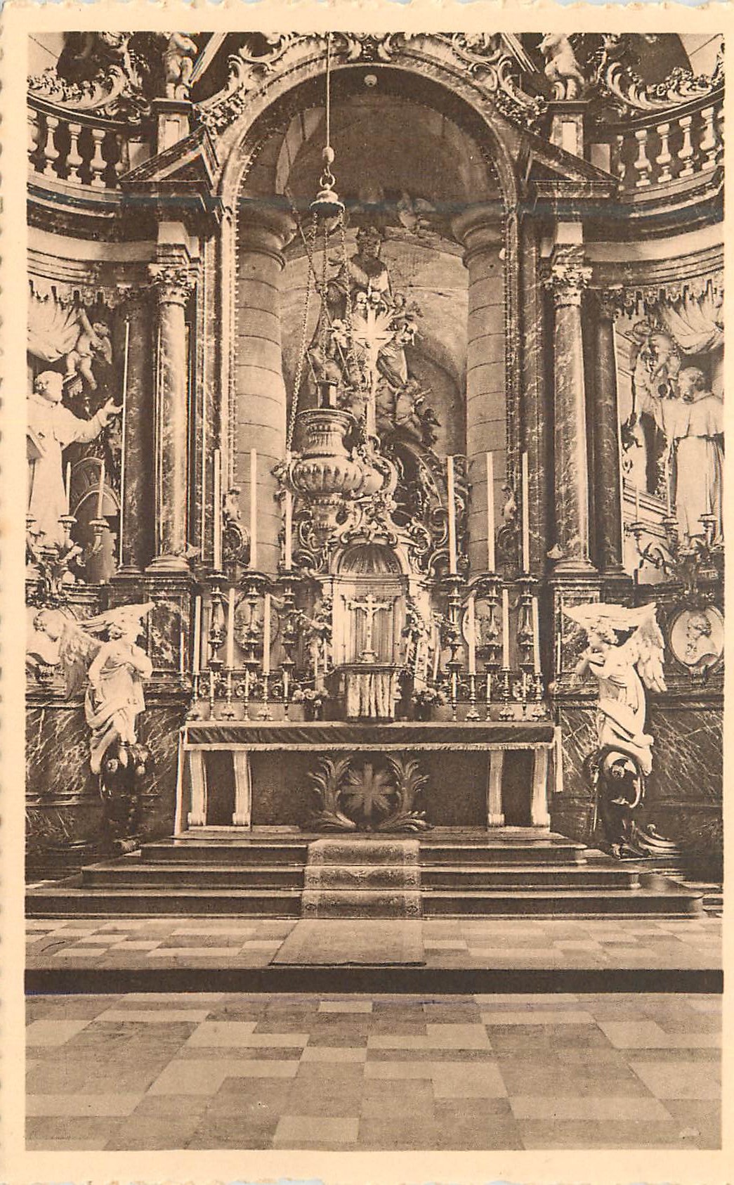 CPA Mons Eglise Saint-Nicolas en Havre
