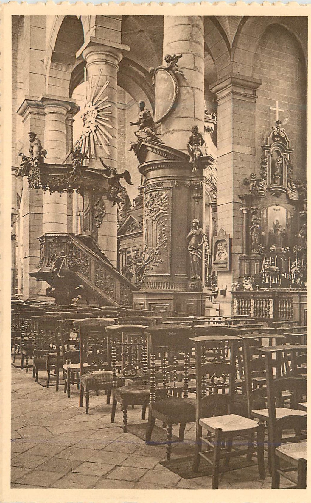 CPA Mons Eglise Saint-Nicolas en Havre