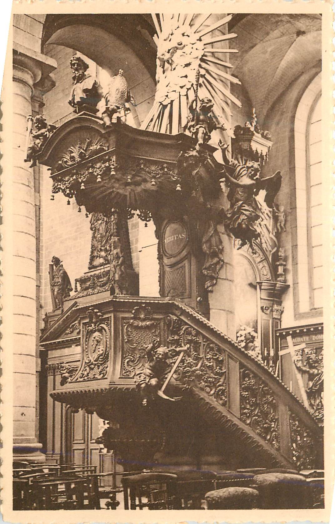 CPA Mons Eglise Saint-Nicolas en Havre