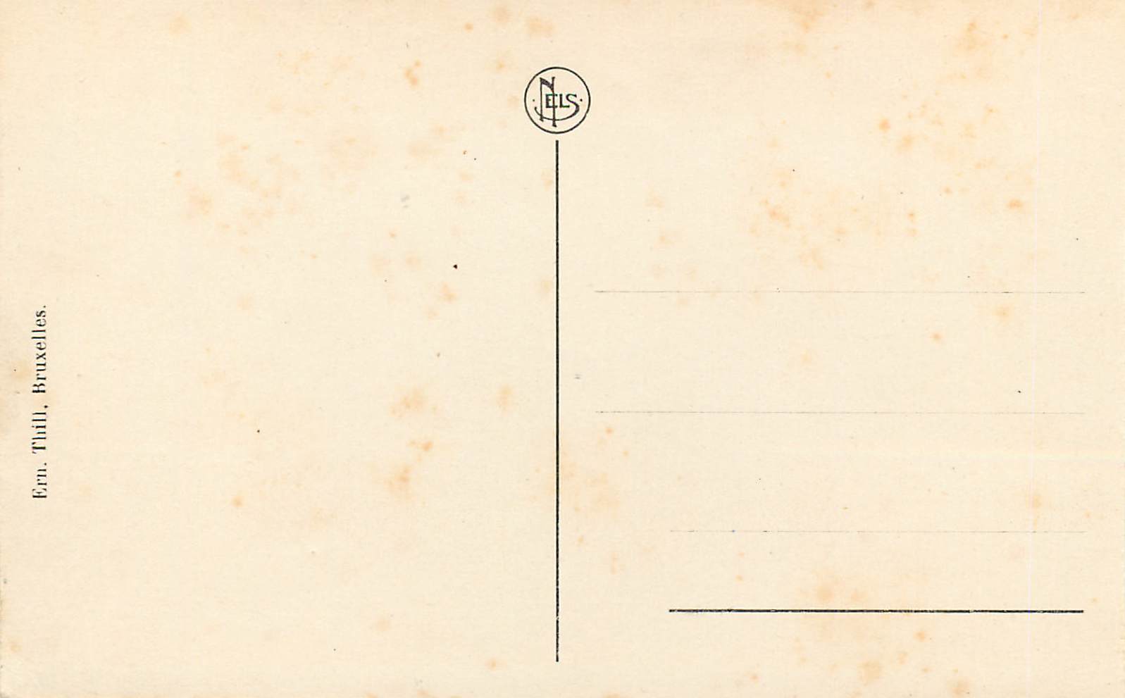 CPA Mons Le grand portail de l'eglise Ste Waudru Automobile — Back