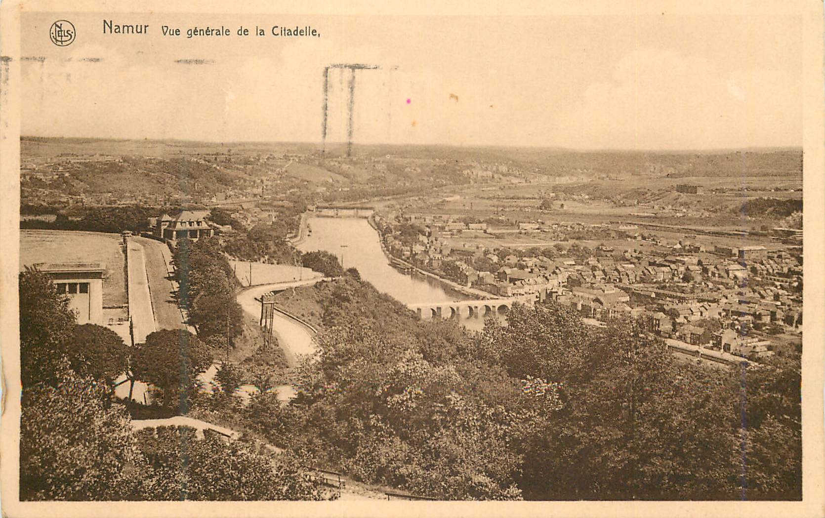 CPA Namur Vue generale de la Citadelle