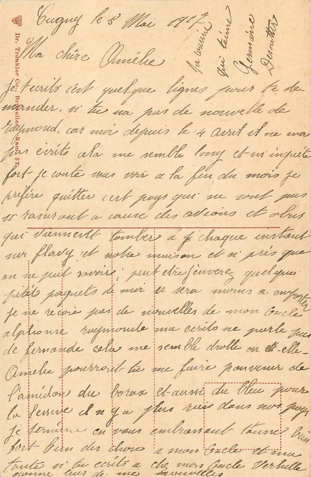 CPA Namur La Citadelle et la Foot de Jambes — Rückseite