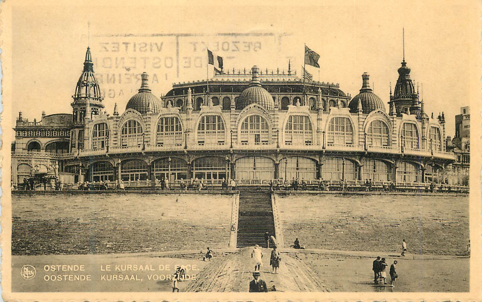CPA Namur Ostende Le Kursaal de Bace