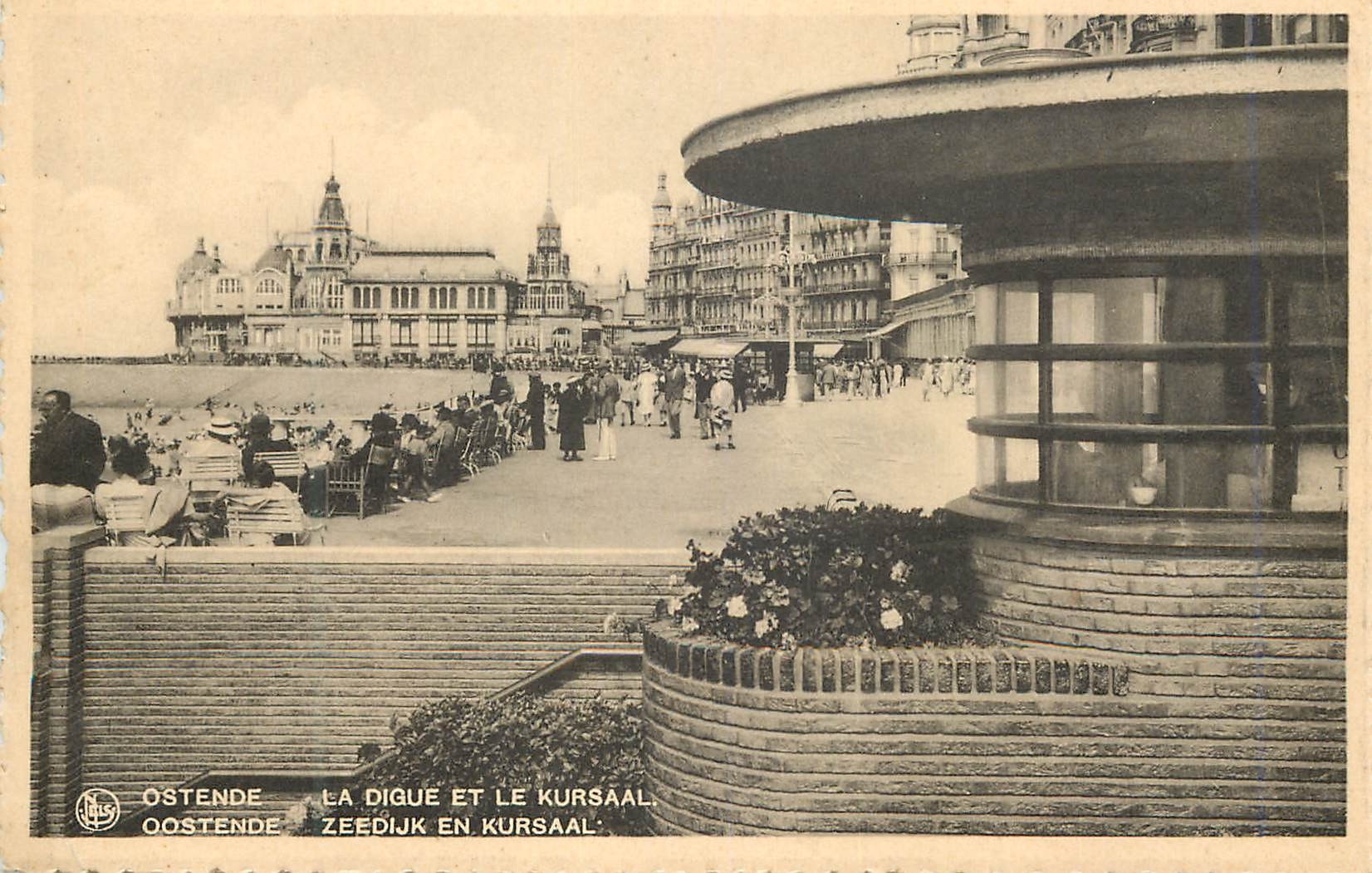 CPA Namur Ostende La digue et le Kursaal