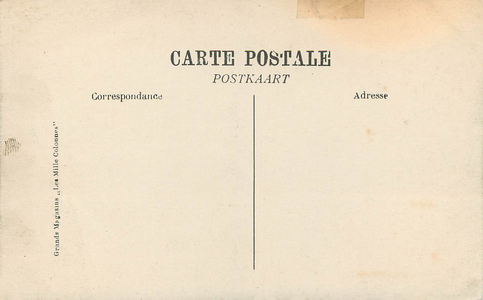 CPA Namur Ostende Vue generale du Port — Rückseite
