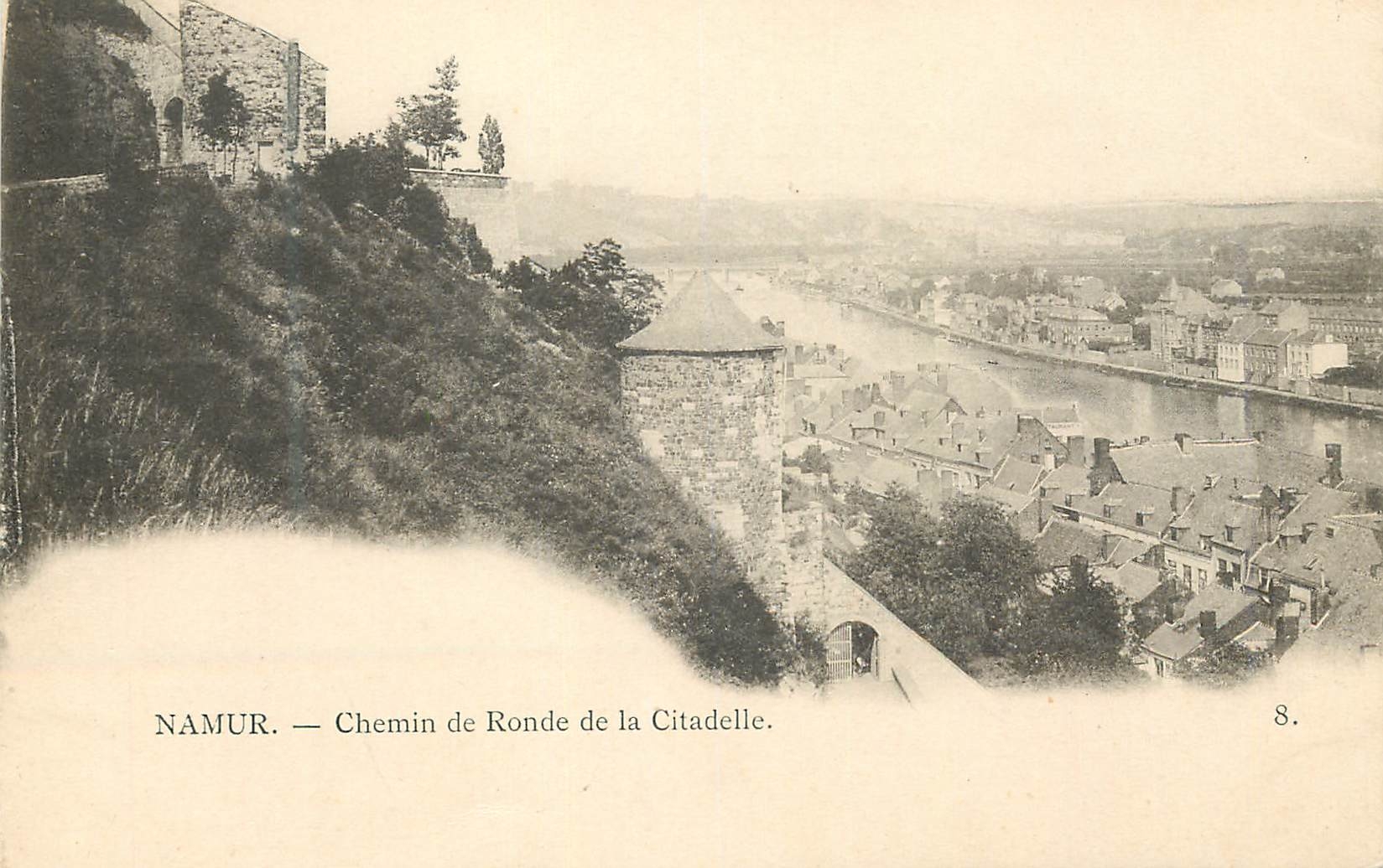 CPA Namur Chemin de Ronde de la Citadelle