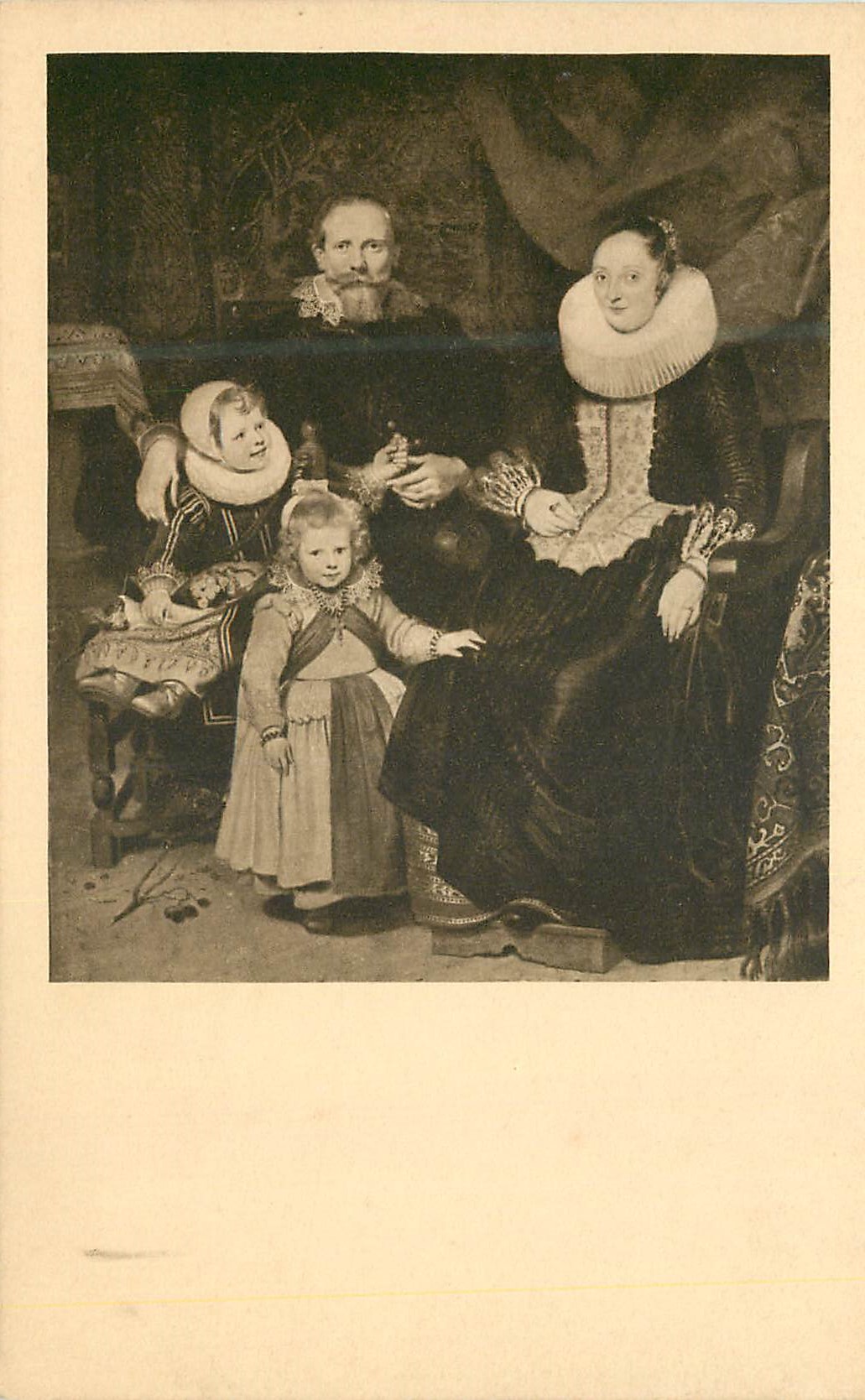 CPA Bruxelles Musee ancien C de Vos La famille de l'artiste 