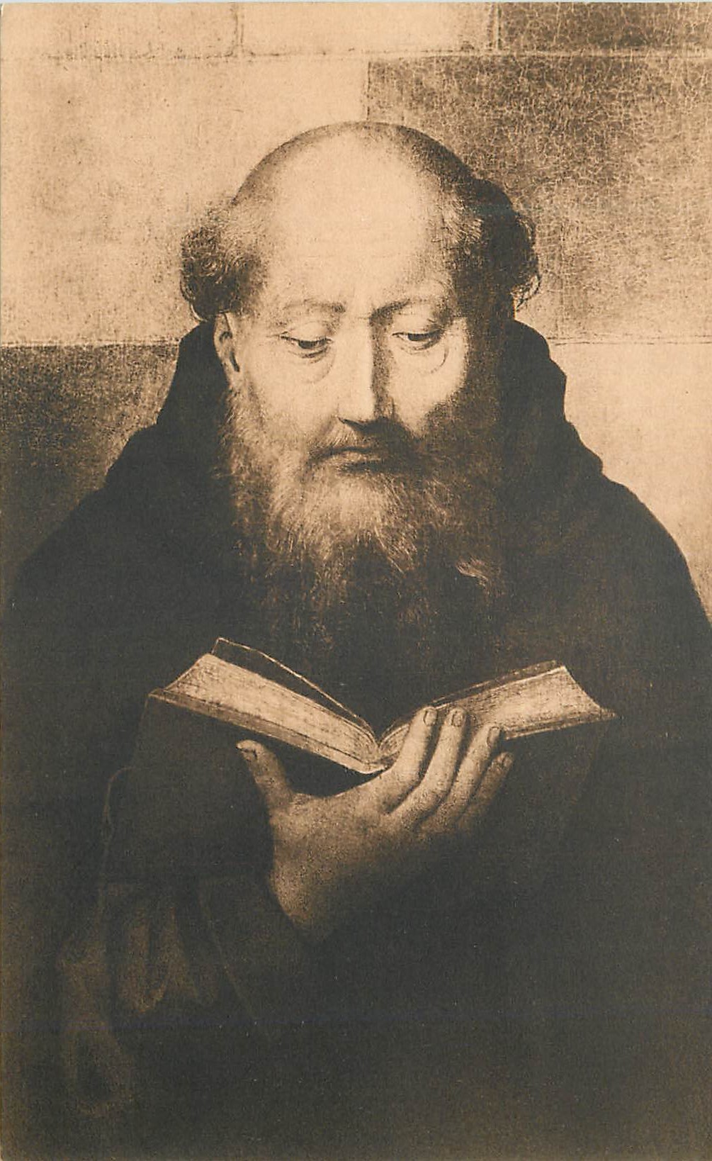 CPA Tete de Saint Antoine Hans Memling