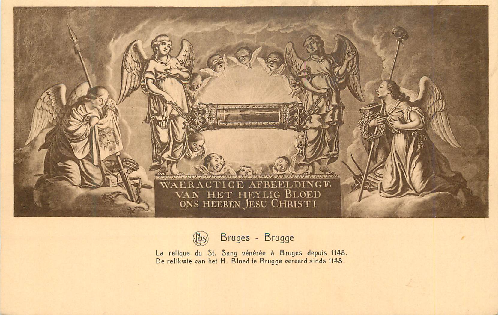CPA Bruges La relique du St Sang veneree a Bruges
