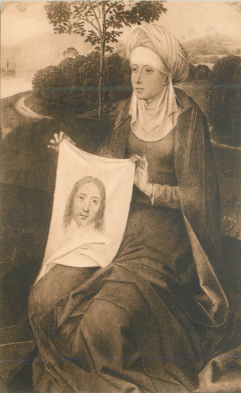 CPA L'Adoration des Mages  Hans Memling Hopital Saint Jean Bruges Saint Veronique