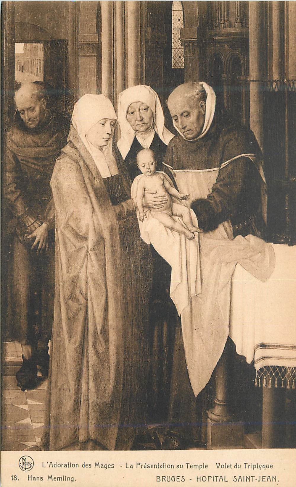 L'Adoration des Mages - La Présentation au Temple — Volet du Triptyque — Hans Memling — Bruges, Hôpital Saint-Jean