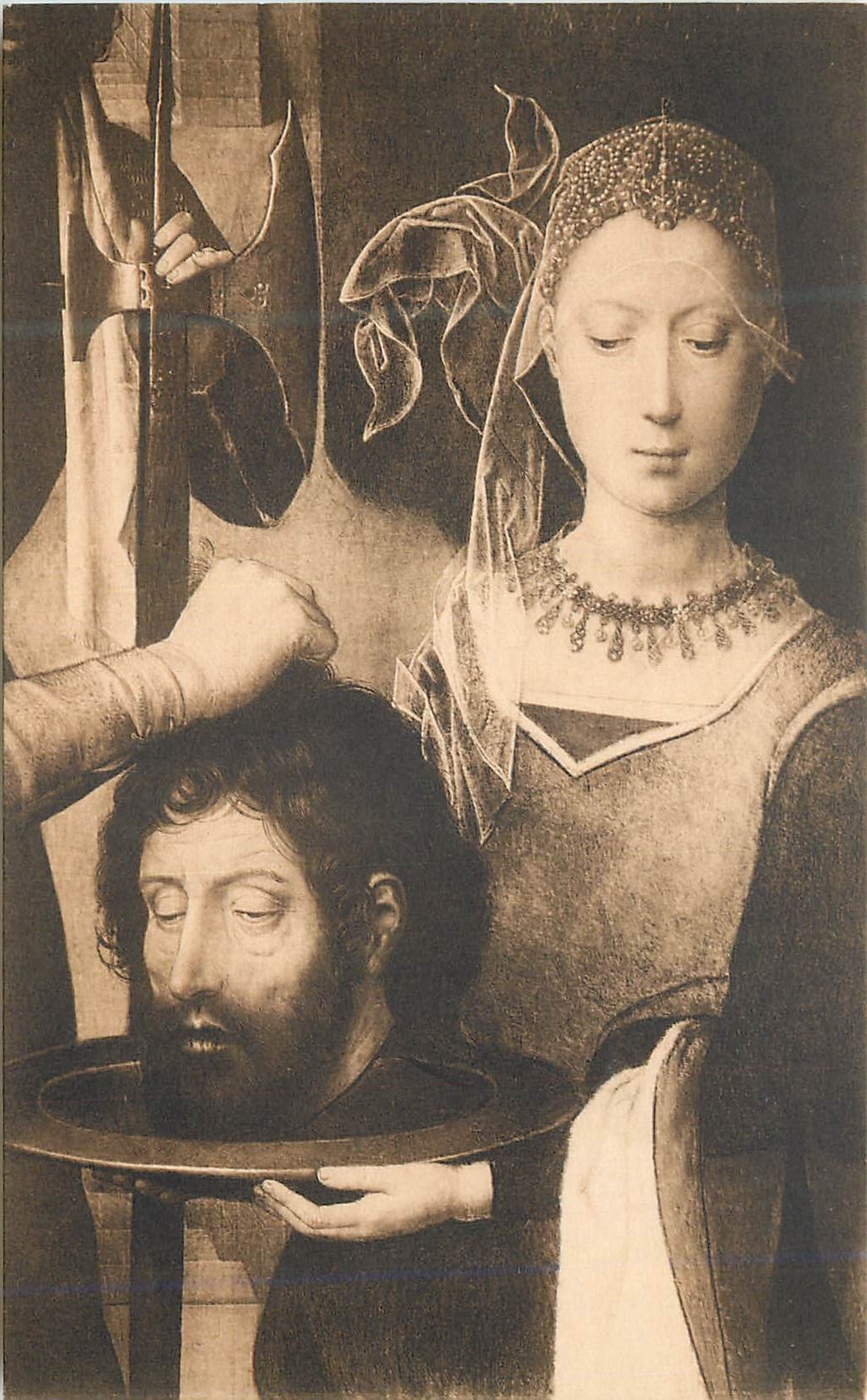 CPA Hans Memling La fille d'Herode recolt la tete de St Jean Baptiste