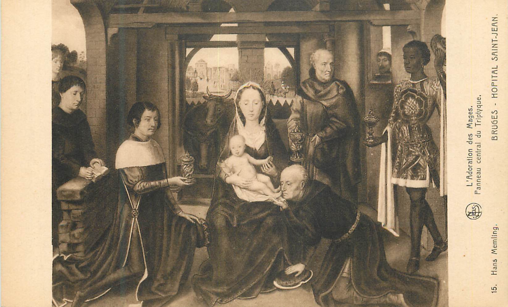 CPA Bruges L'Adoration des Mages Memling Bruges Hopital Saint Jean