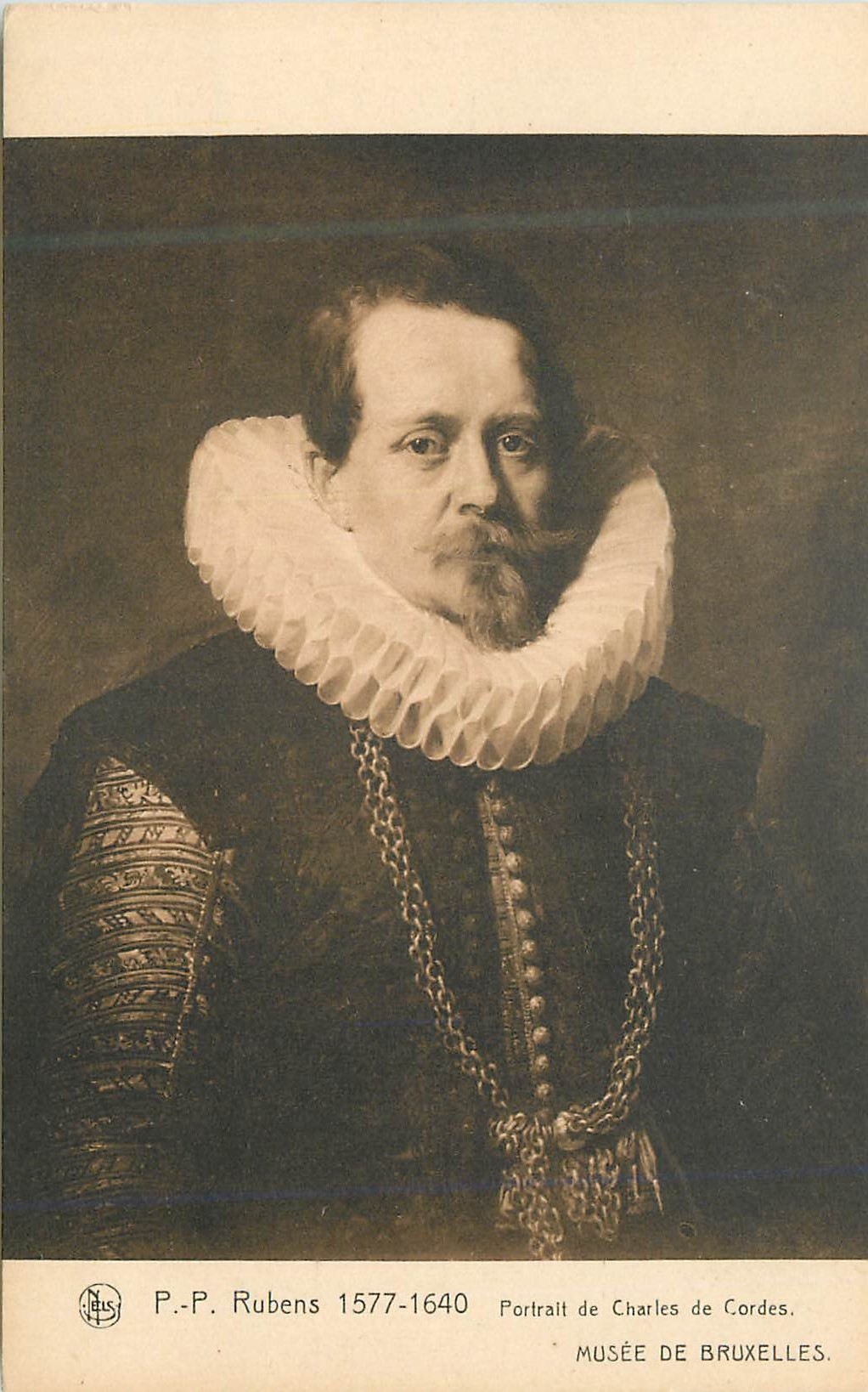 CPA Ruben (1577-1640) Portrait de Charles de Cordes Musee de Bruxelles