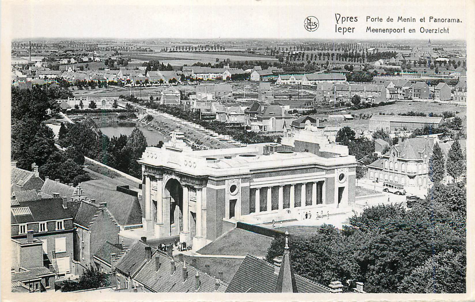 CPA Ypres Porte de Menin et Panorama 