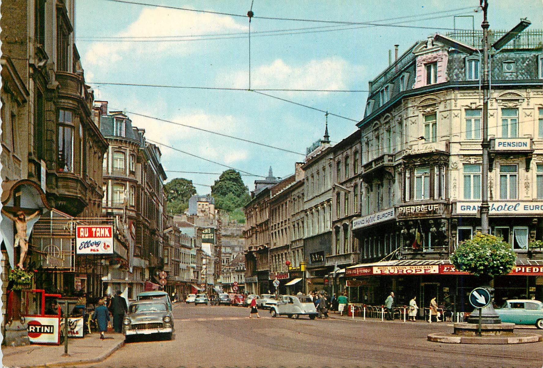 Verviers — Place Verte et rue du Pont St-Laurent — Ets. Lander Eupen