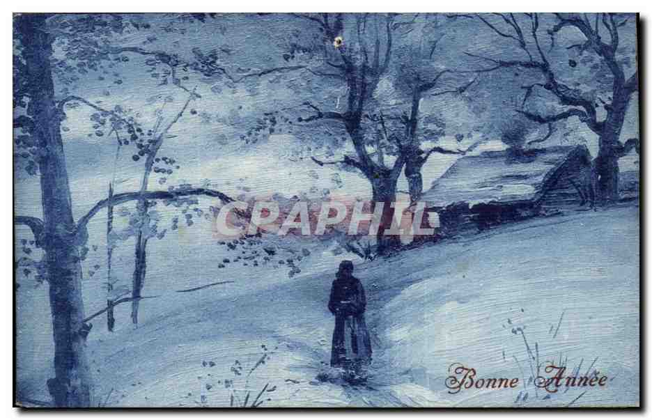 Fantaisie CPA Bonne annee