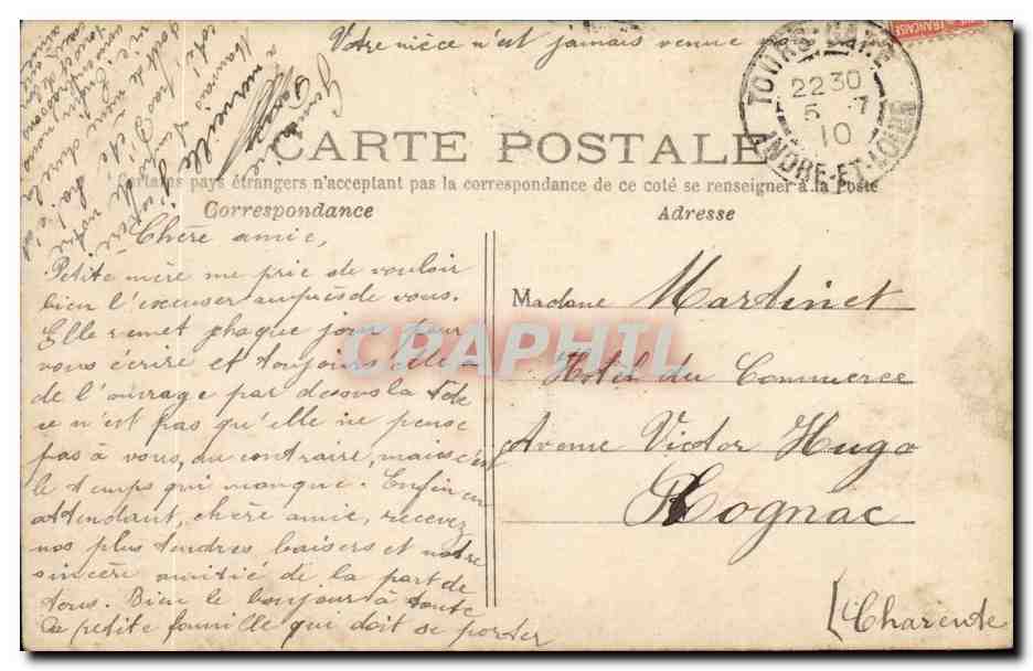 Fantaisie CPA Enfants Chien dog — Verso