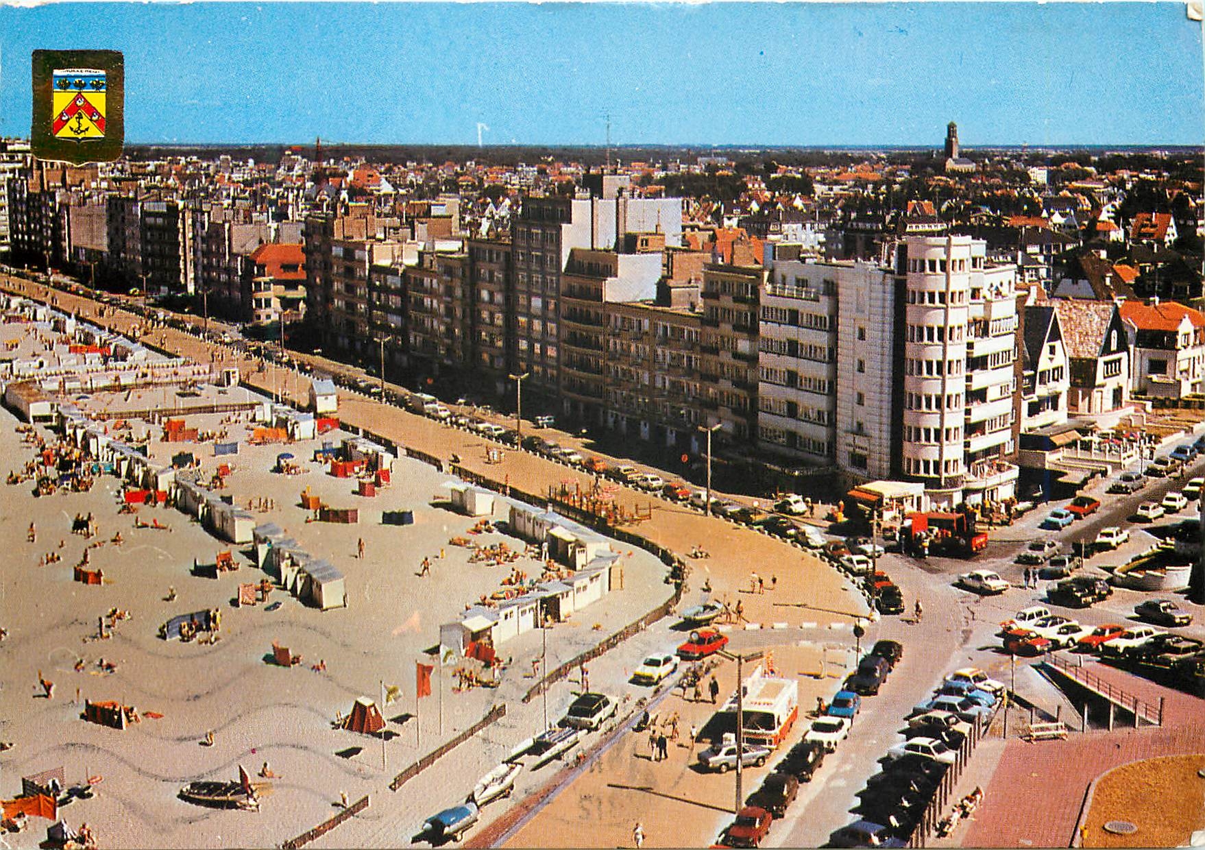 CPA Knokke albertstrant plage et digue de mer