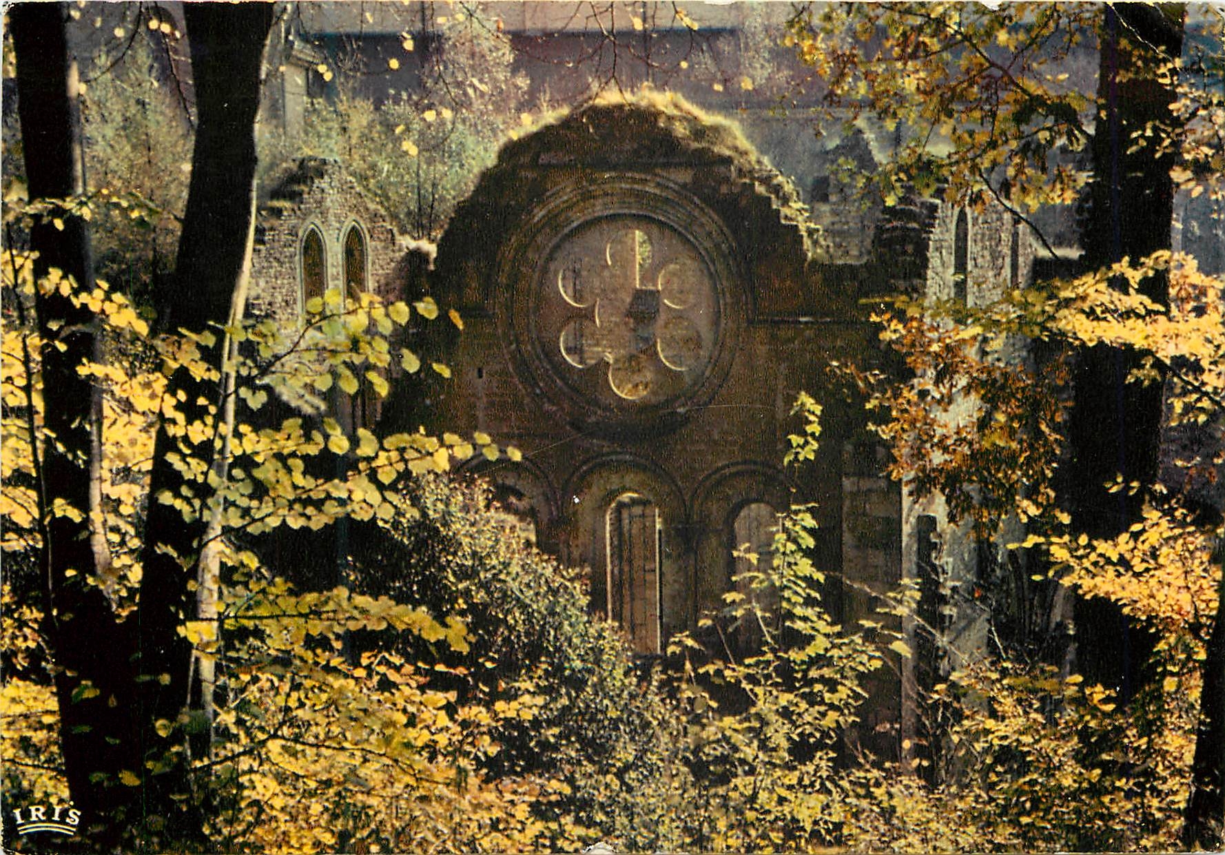 CPM Abbaye N D d'orval rosace du XIIe s