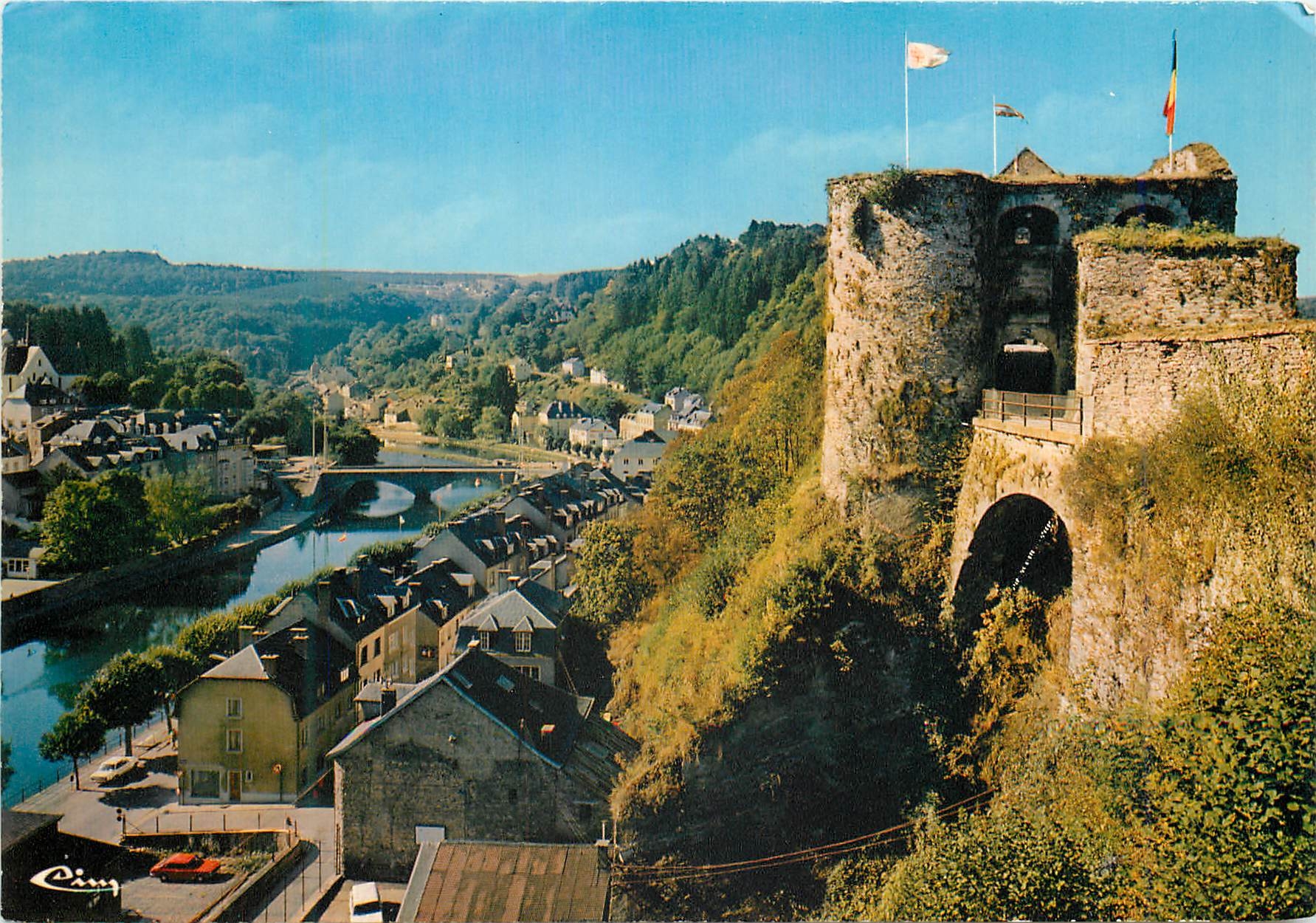 CPM Bouillon sur semois le chateau de bouillon le 1er batisseur