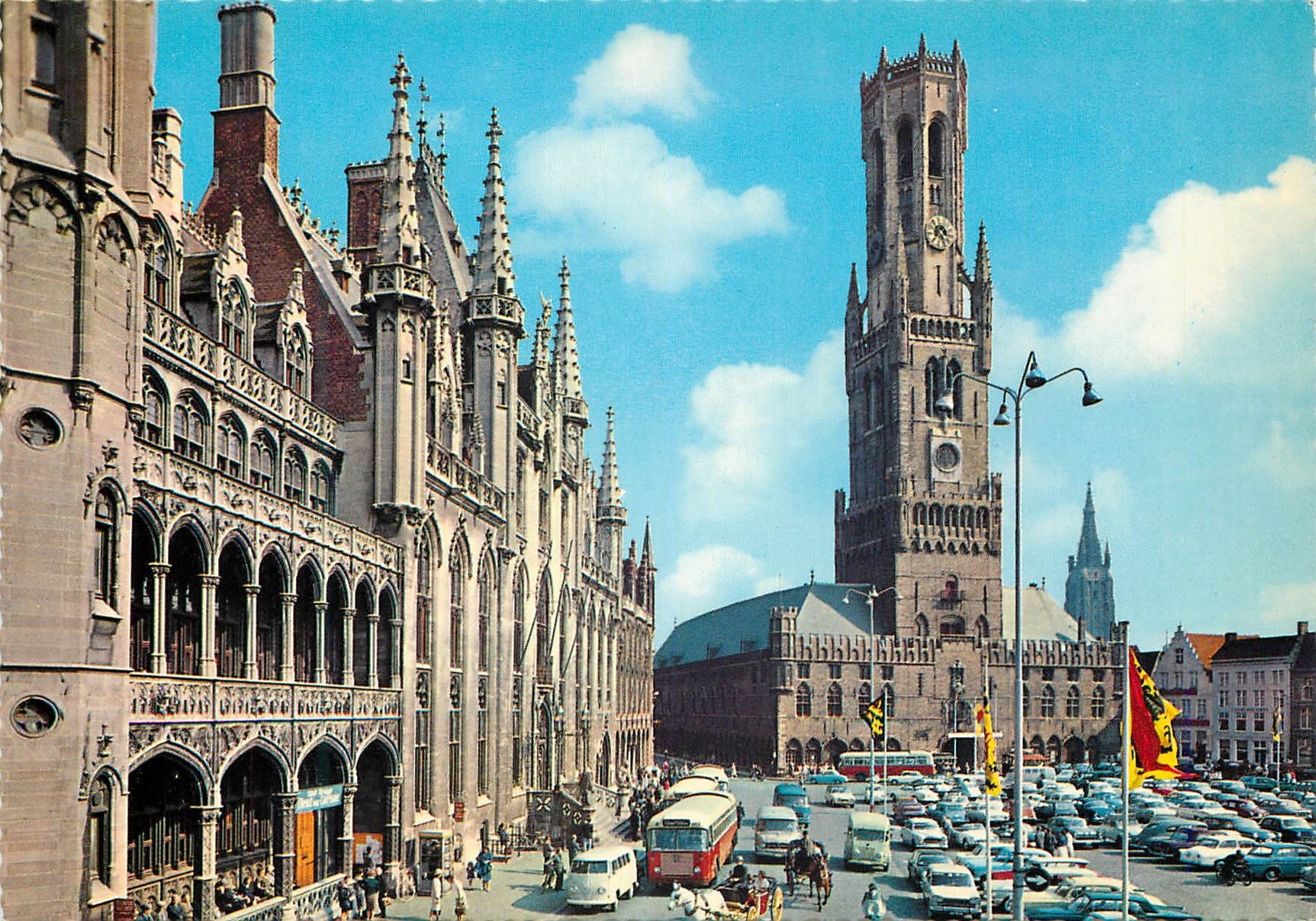 CPM Brugge grand place et beffroi