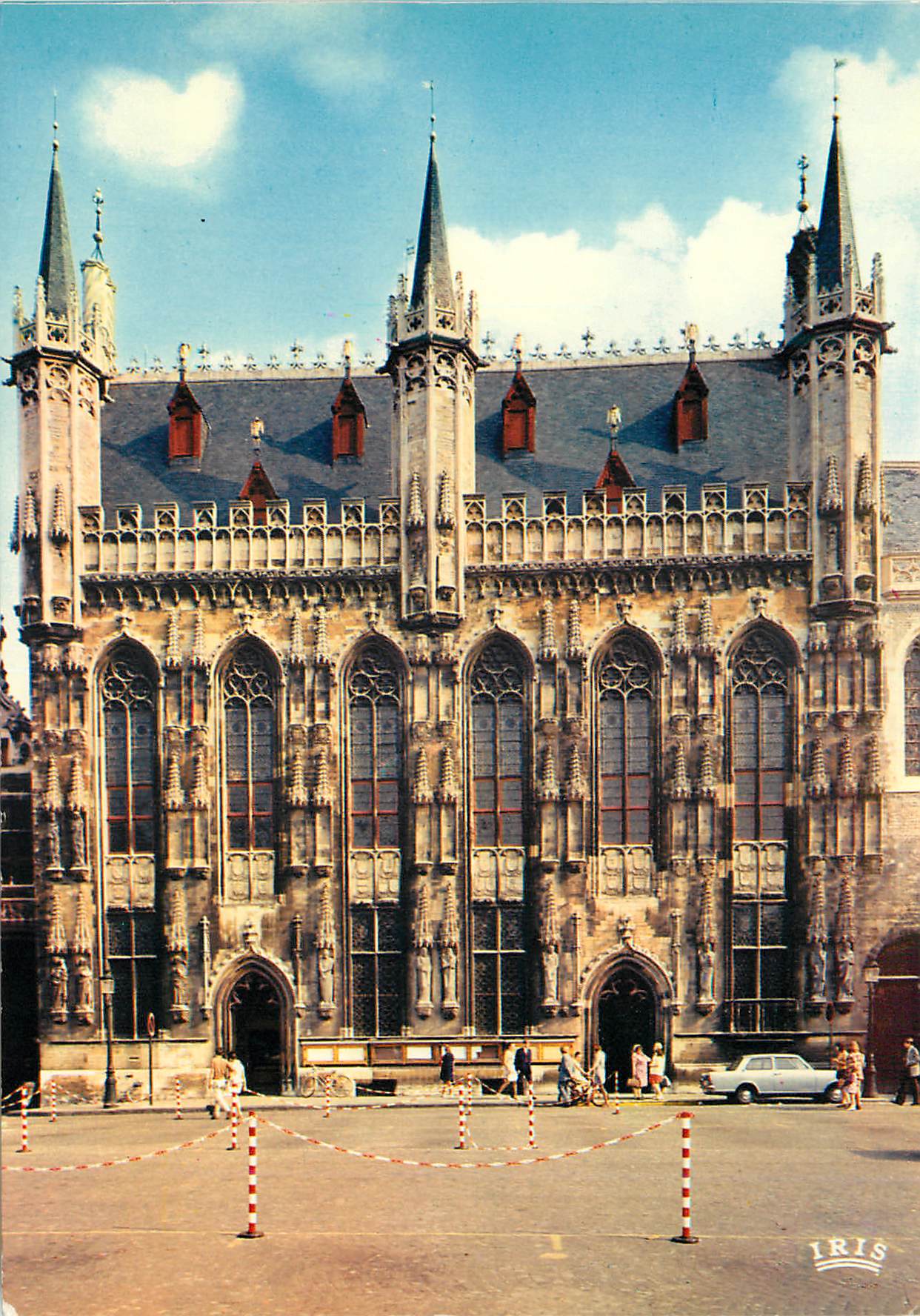 CPM Brugge la justice de paix l'hotel de ville et basilique du St Sant