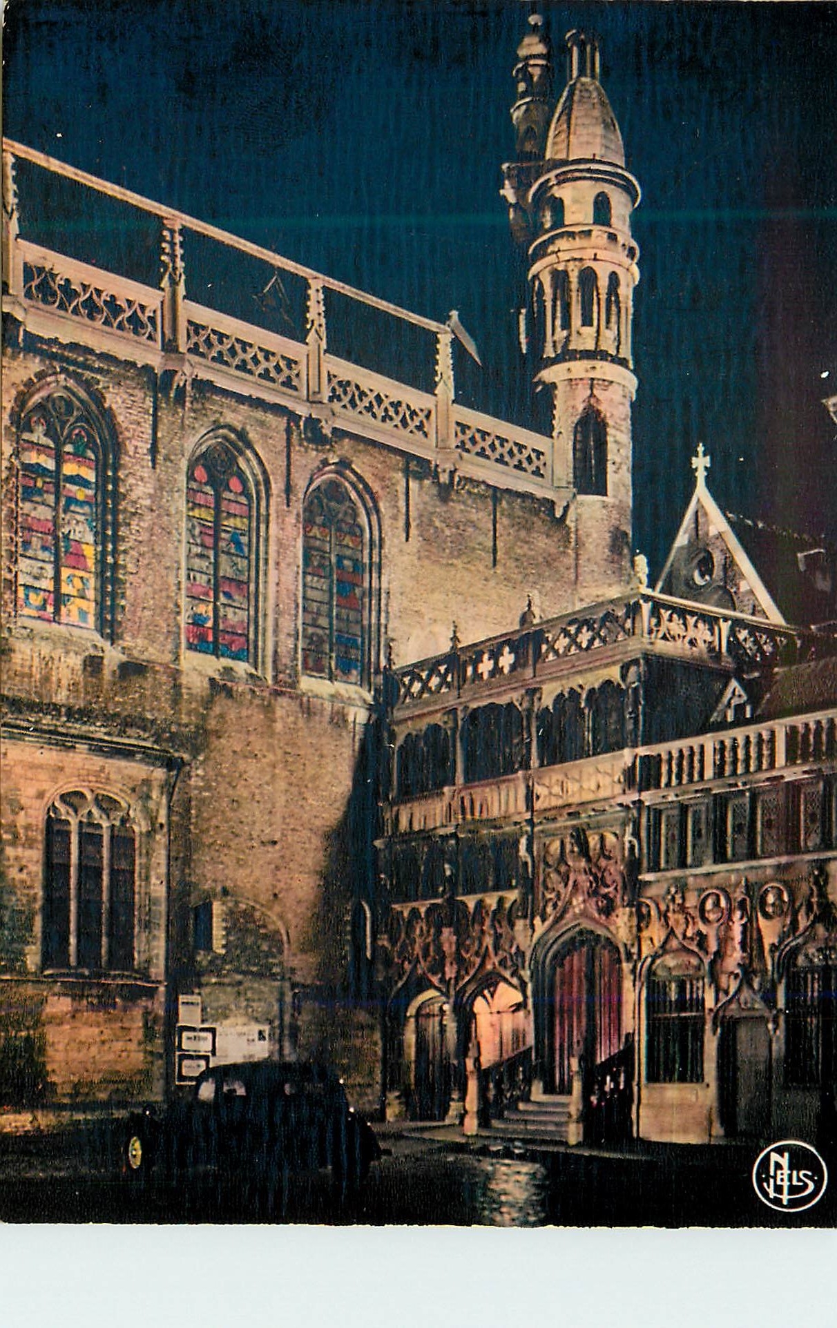 CPM Brugge illumination de la chapelle du st sang