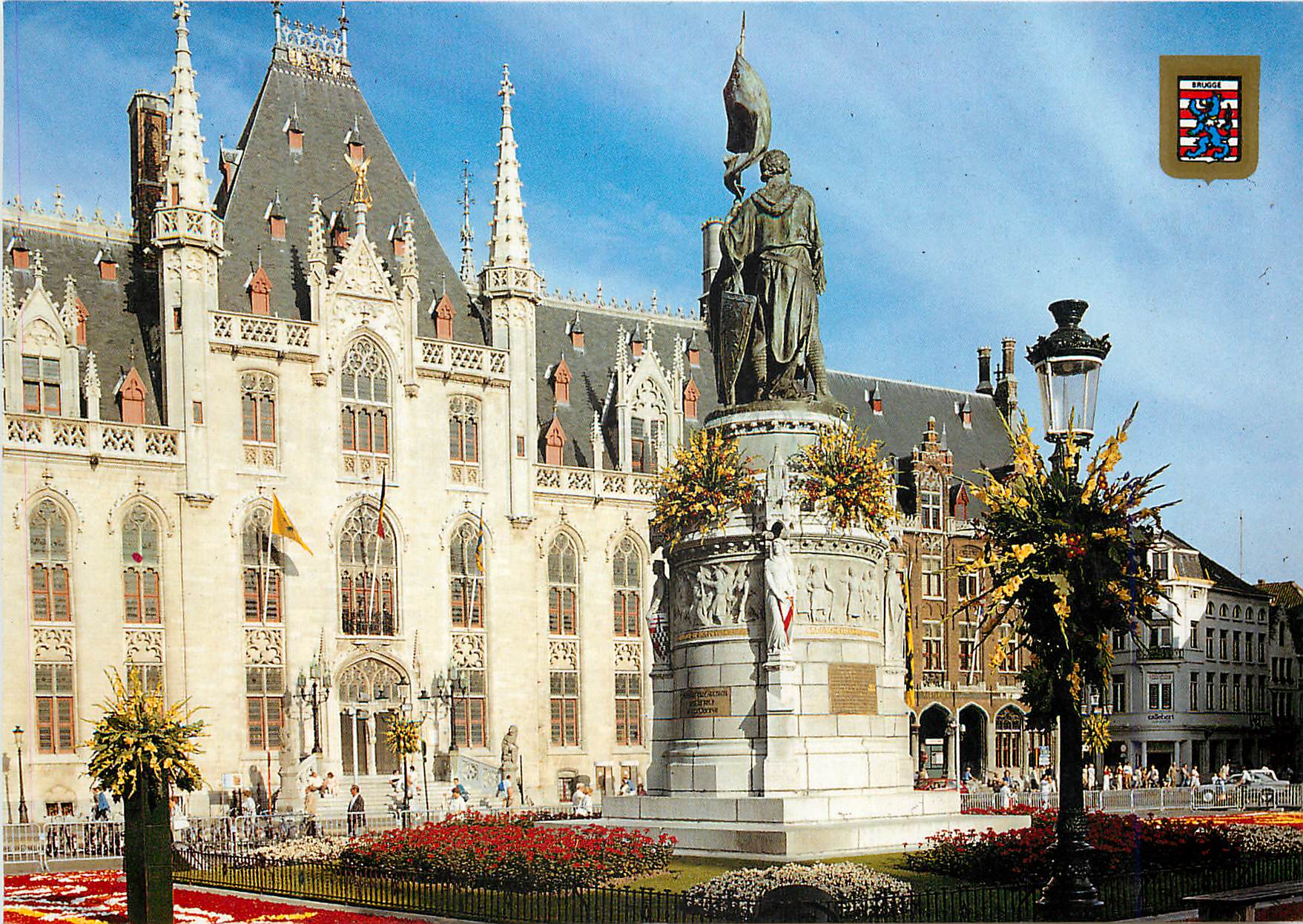 CPM Brugge grandplace palais provincial (18e s)