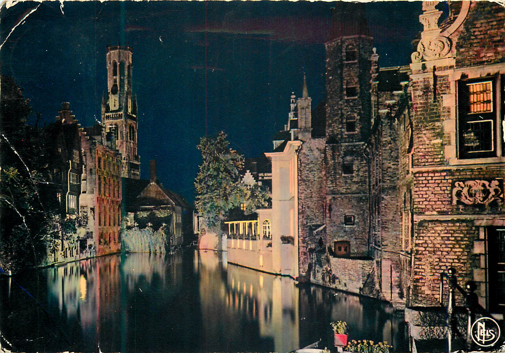 CPM Brugge illumination du quai du rosaire
