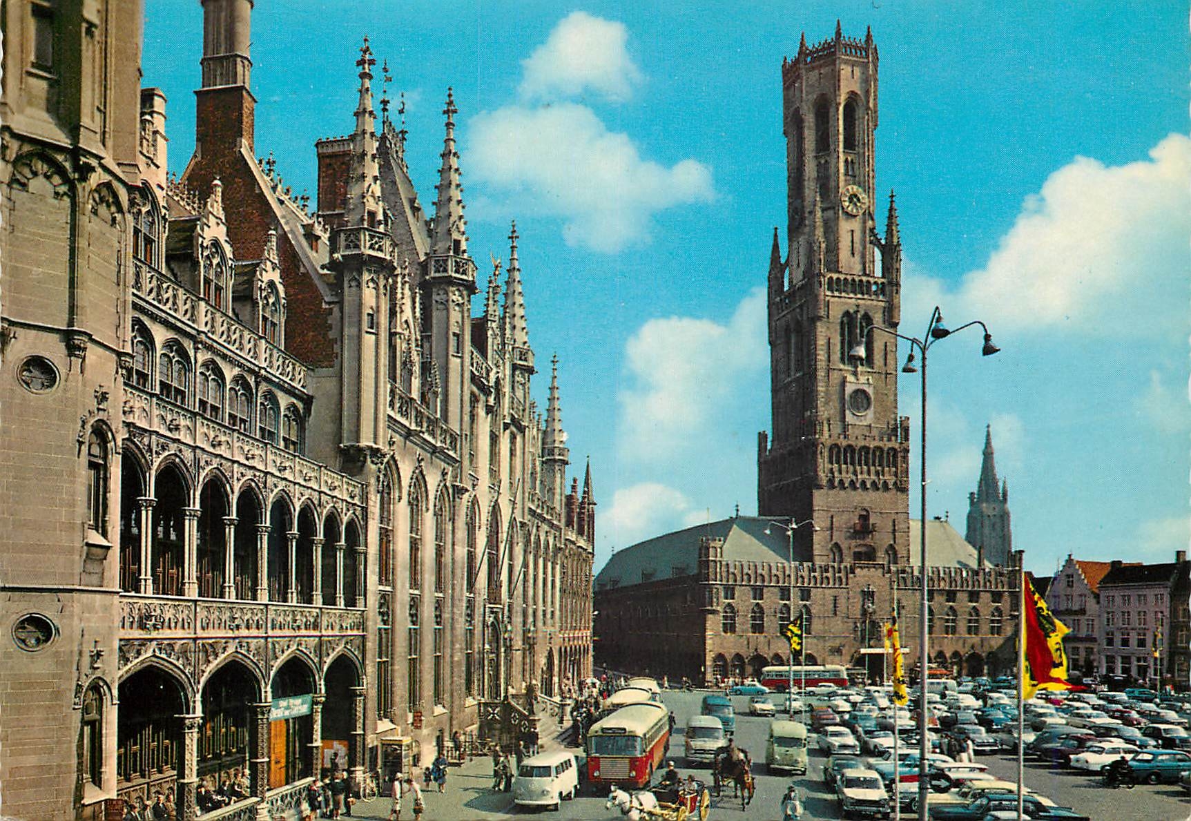 CPM Brugge grand place et beffroi