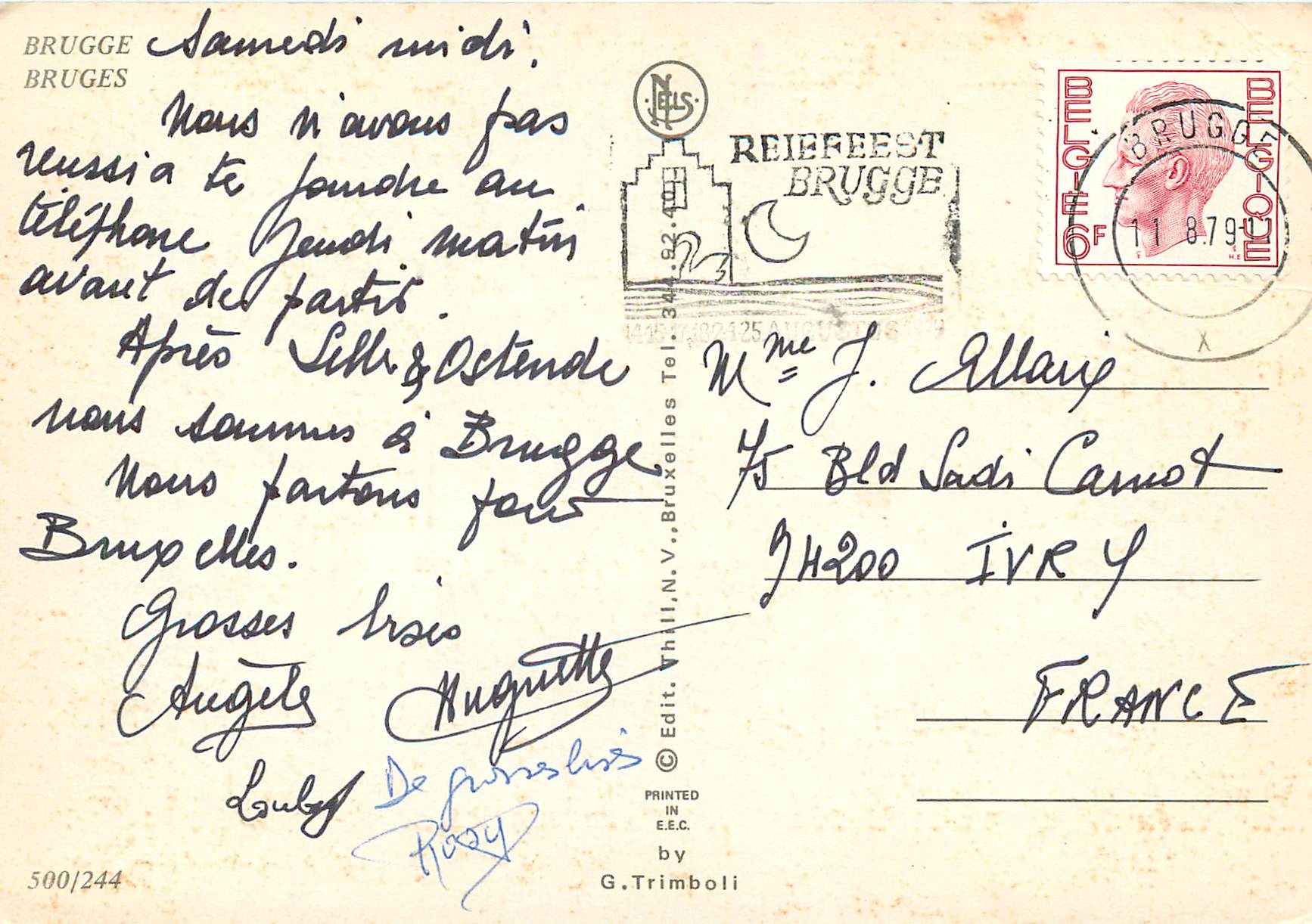 CPM Brugge — Rückseite