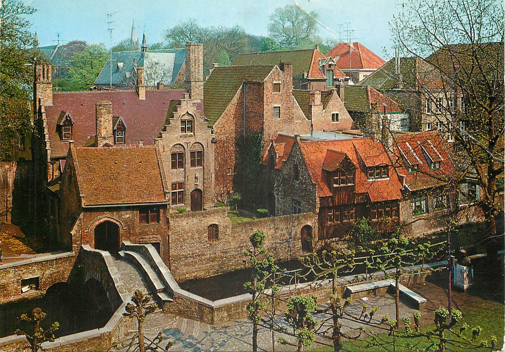 Bruges — Jardin d'Arentshof — Pont Saint-Boniface — Éditeur A. Oostende n°708622