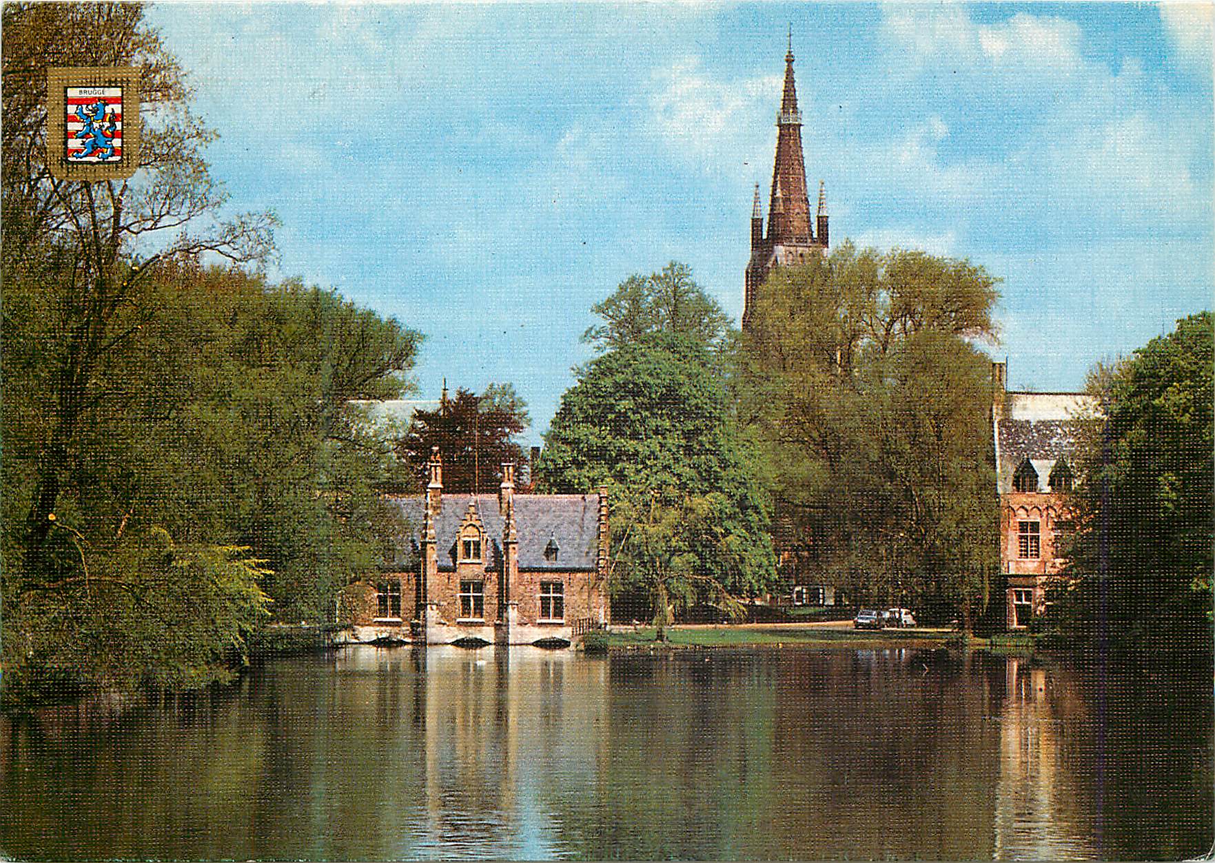 CPM Brugge lac d'amour et la maison de l'ecluse
