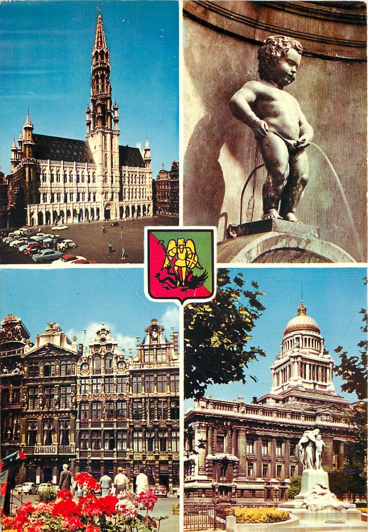 CPM Bruxelles hotel de ville manneken pis