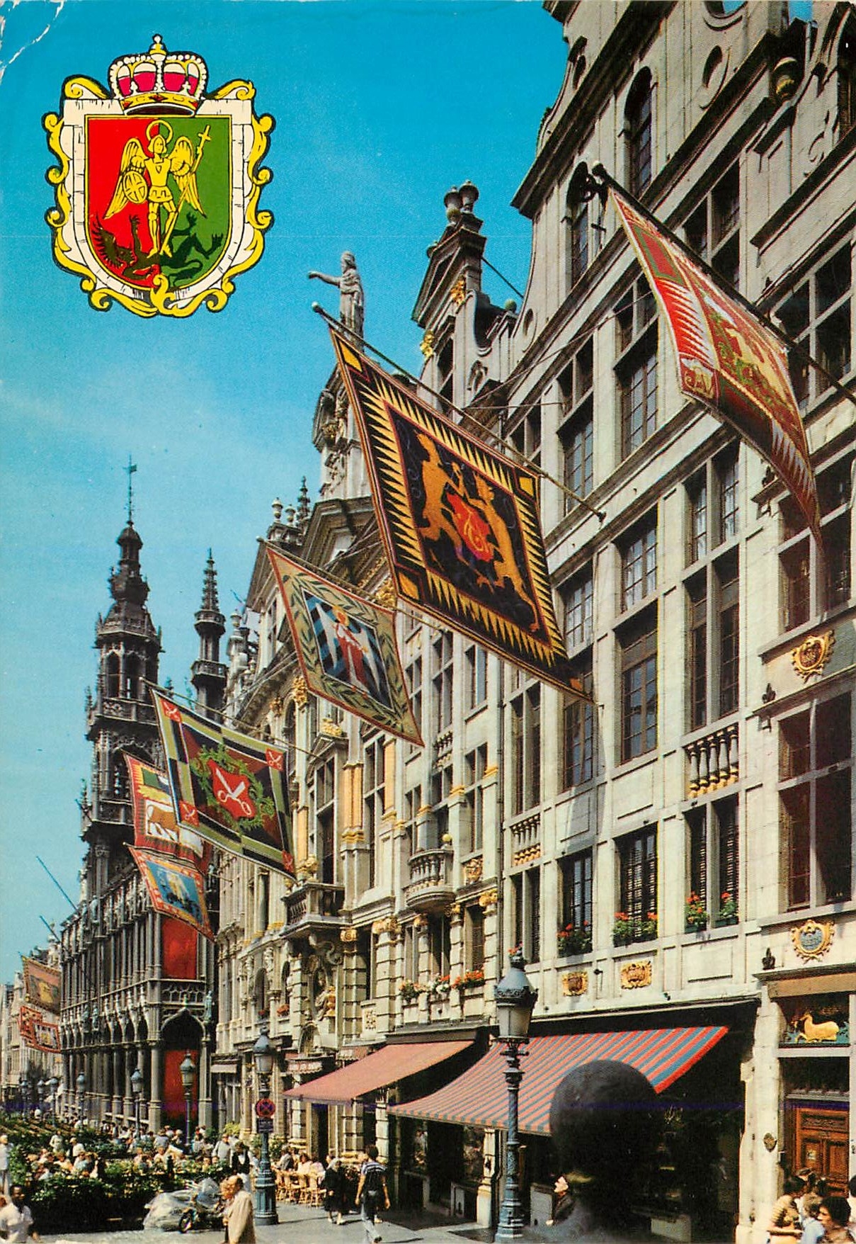 CPM Bruxelles maison des corporations du XVIIe s