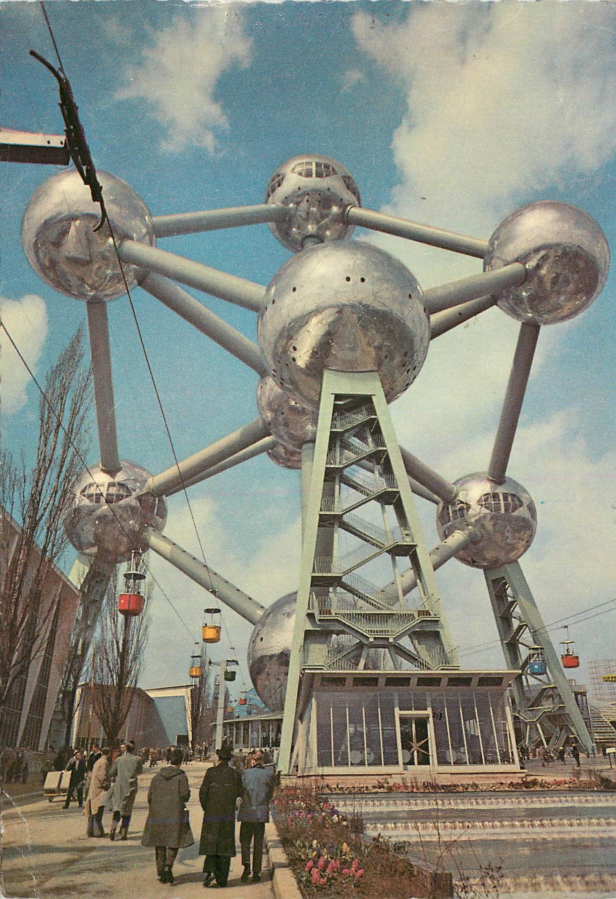 CPM Atomium hauteur 102m Bruxelles