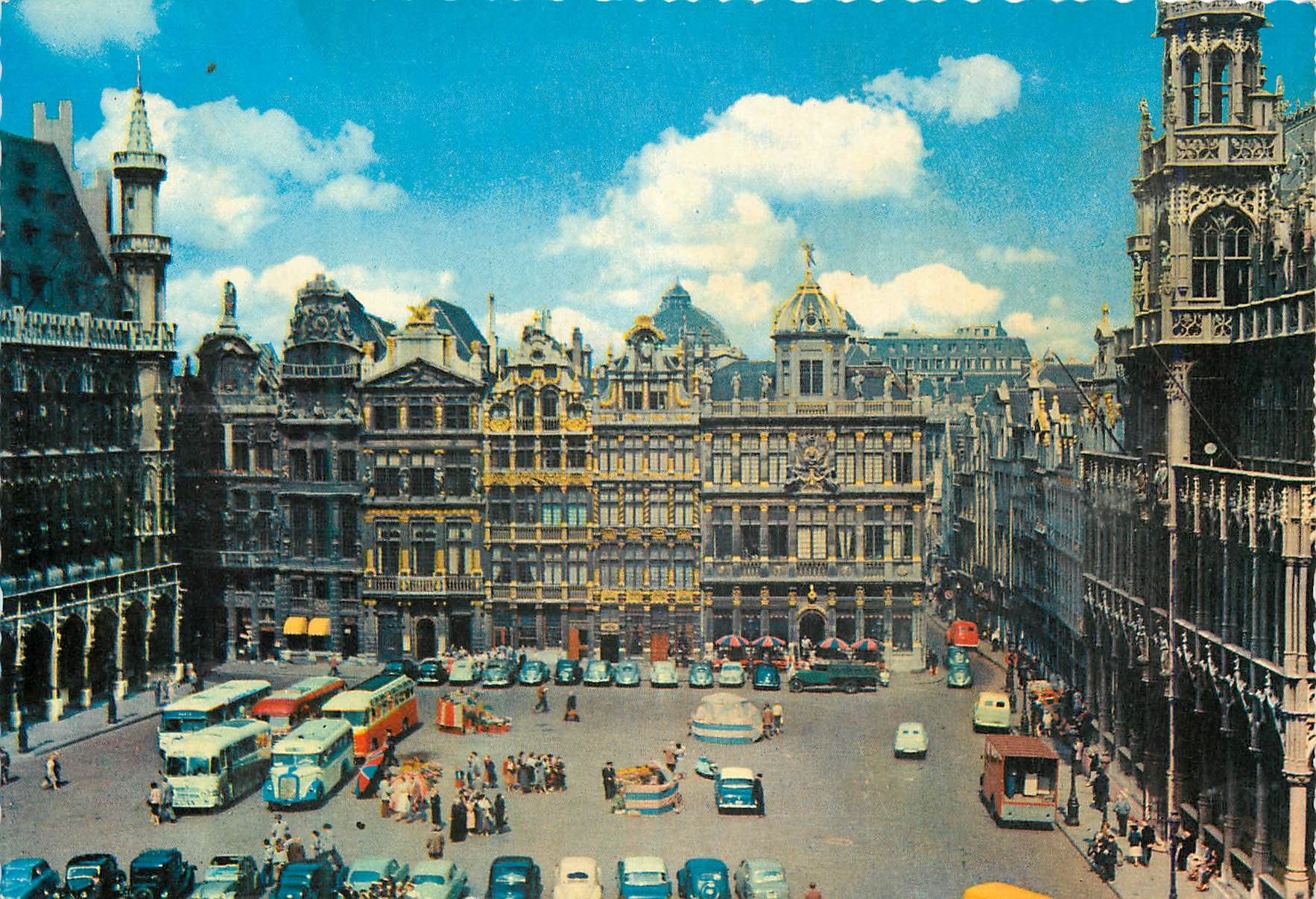 CPM Bruxelles un coin de la grand place