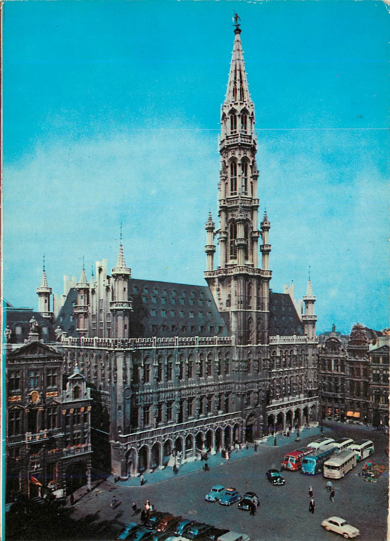 CPM Bruxelles grand place hotel de ville