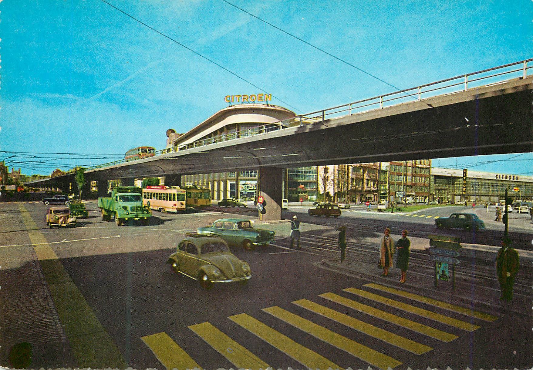 Bruxelles - Viaduc vers l'autoroute du Littoral — éditeur JC, n°6/117