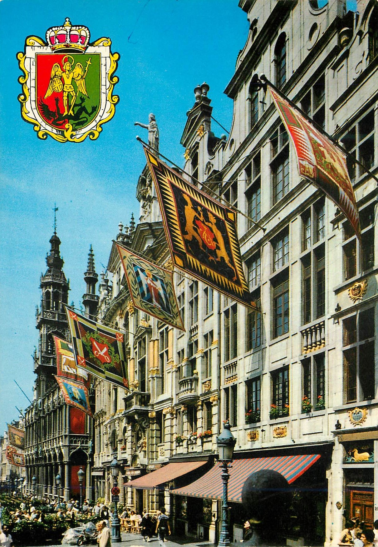 CPM Bruxelles maison des corporations du XVIIe s