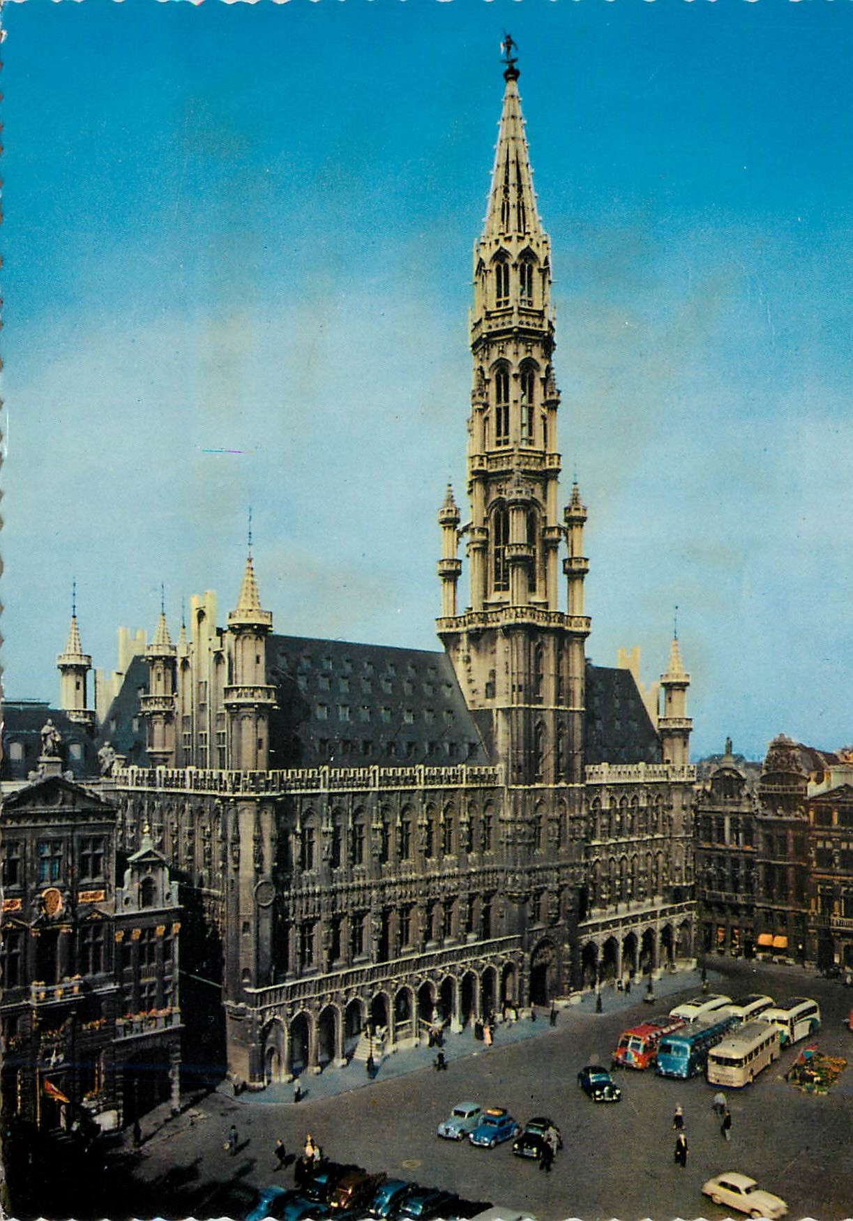 CPM Bruxelles grand place hotel de ville