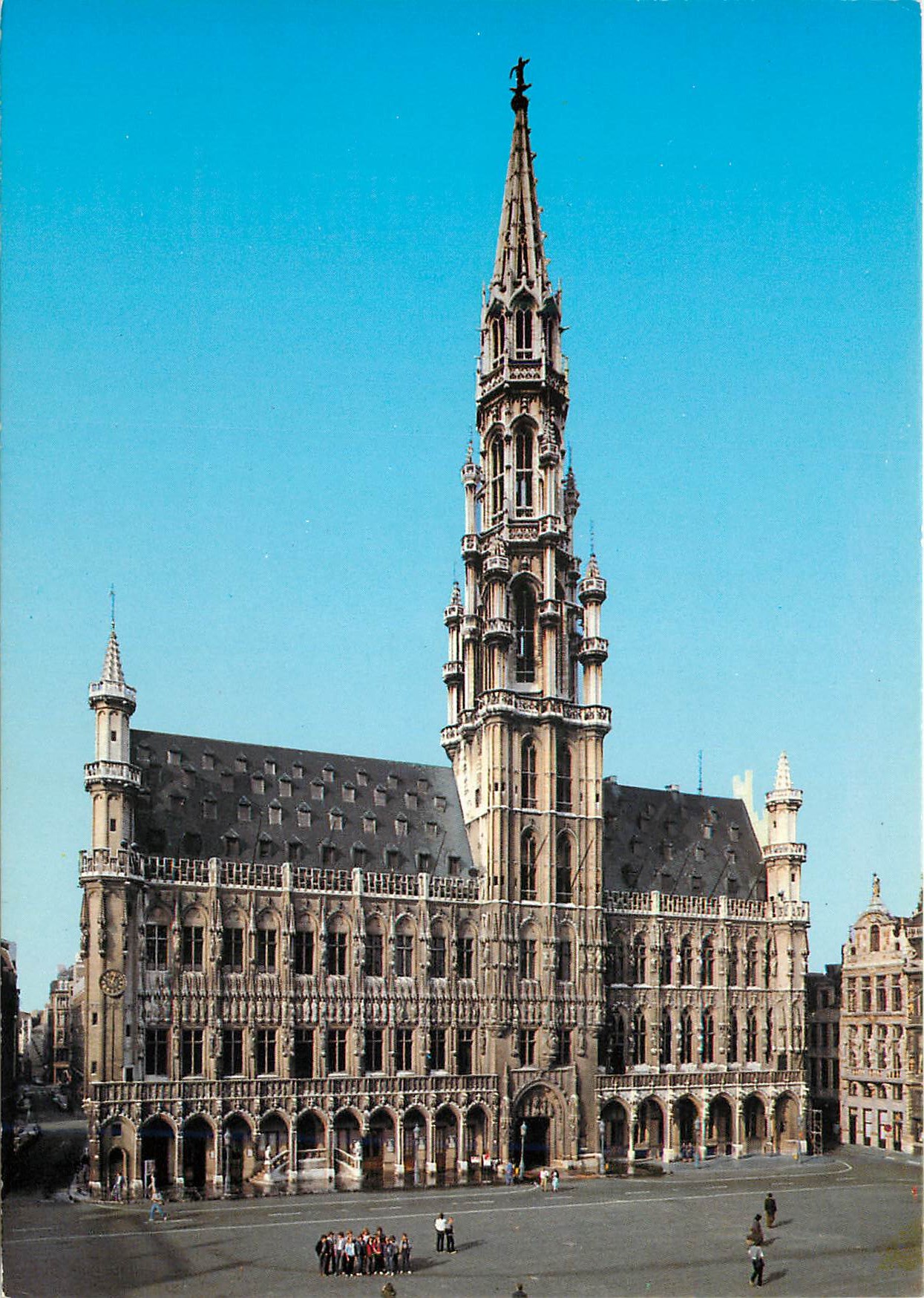 CPM Bruxelles hotel de ville